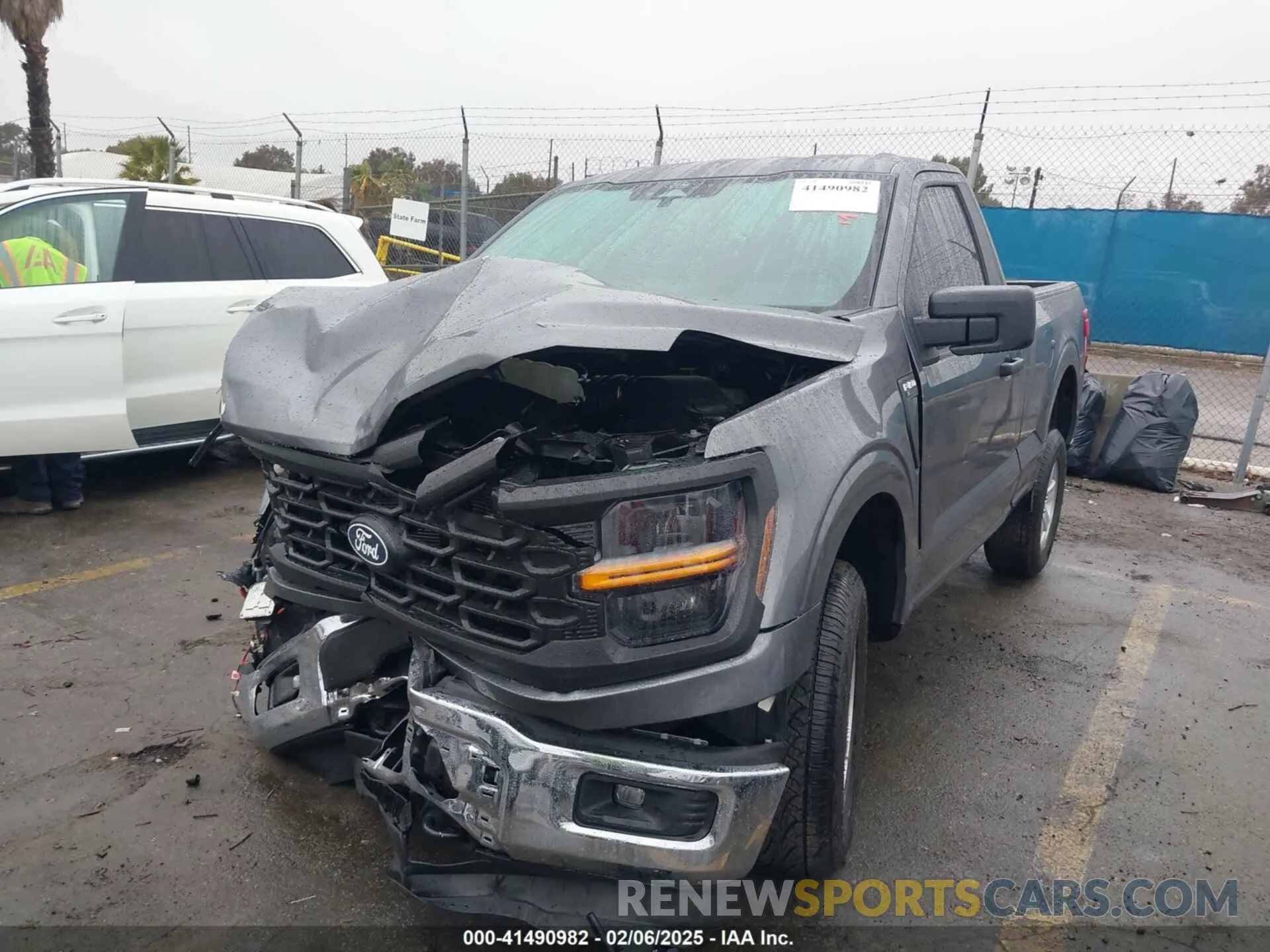 2 Photograph of a damaged car 1FTMF1L59RKF00396 FORD F-150 2024
