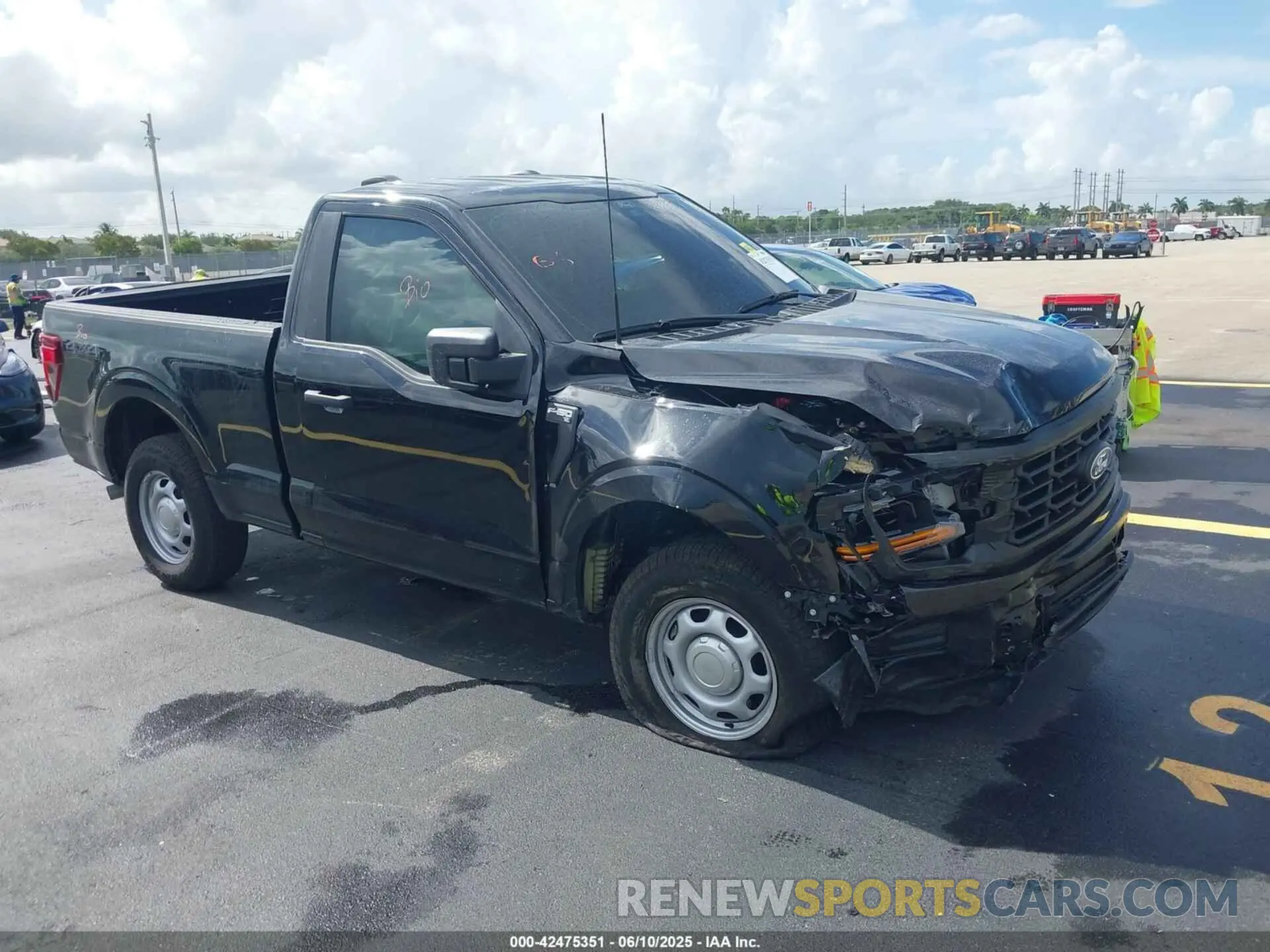 1 Photograph of a damaged car 1FTMF1L50SKD57991 FORD F-150 2025
