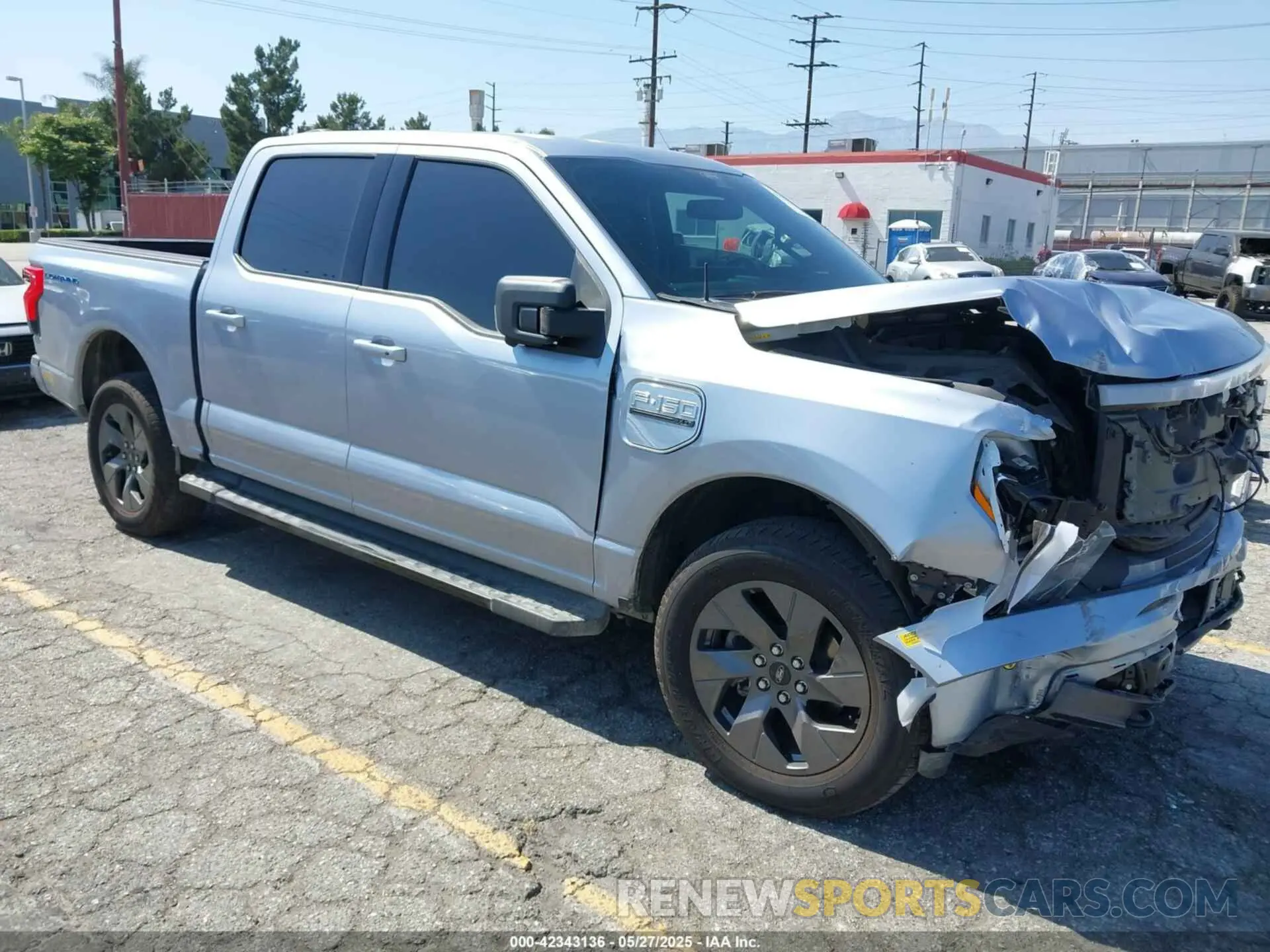 1 Photograph of a damaged car 1FT6W1EV0NWG05515 FORD F-150 LIGHTNING 2022