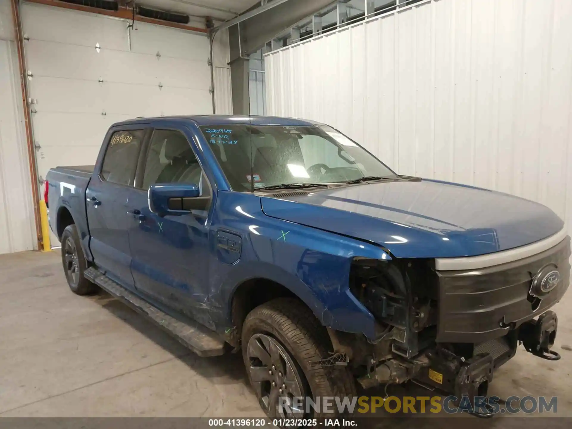 1 Photograph of a damaged car 1FTVW1EL7NWG15923 FORD F-150 LIGHTNING 2022