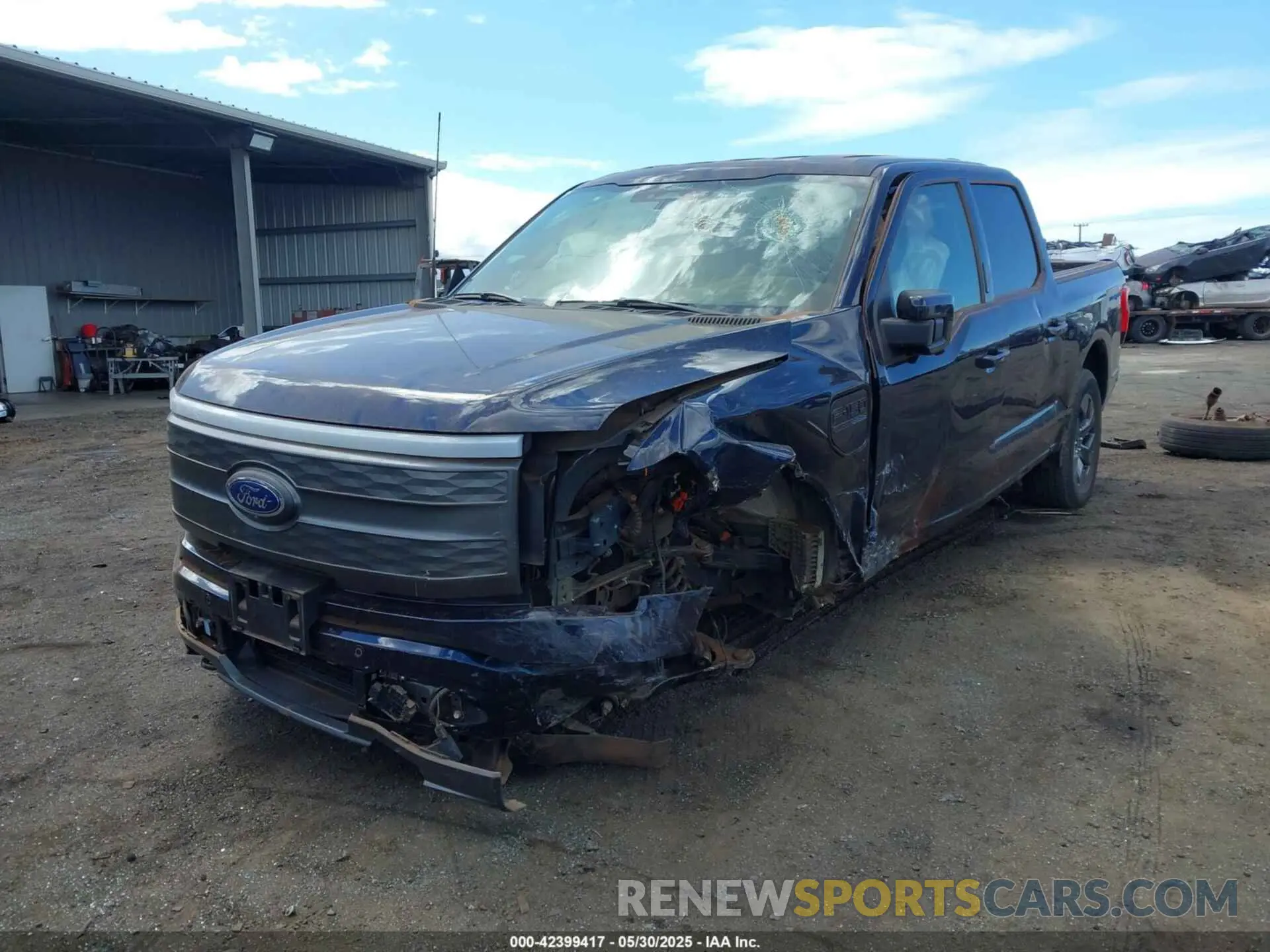 6 Photograph of a damaged car 1FTVW1EL9NWG15390 FORD F-150 LIGHTNING 2022