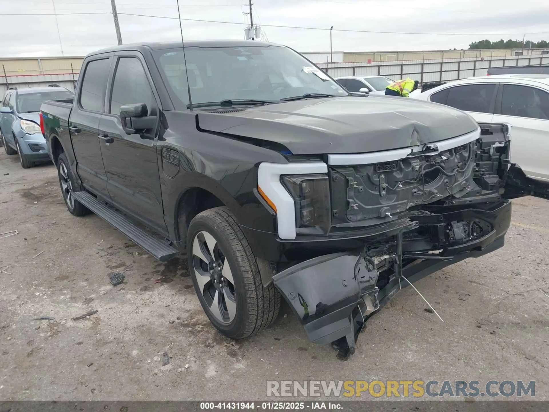 1 Photograph of a damaged car 1FT6W1EV0PWG16176 FORD F-150 LIGHTNING 2023