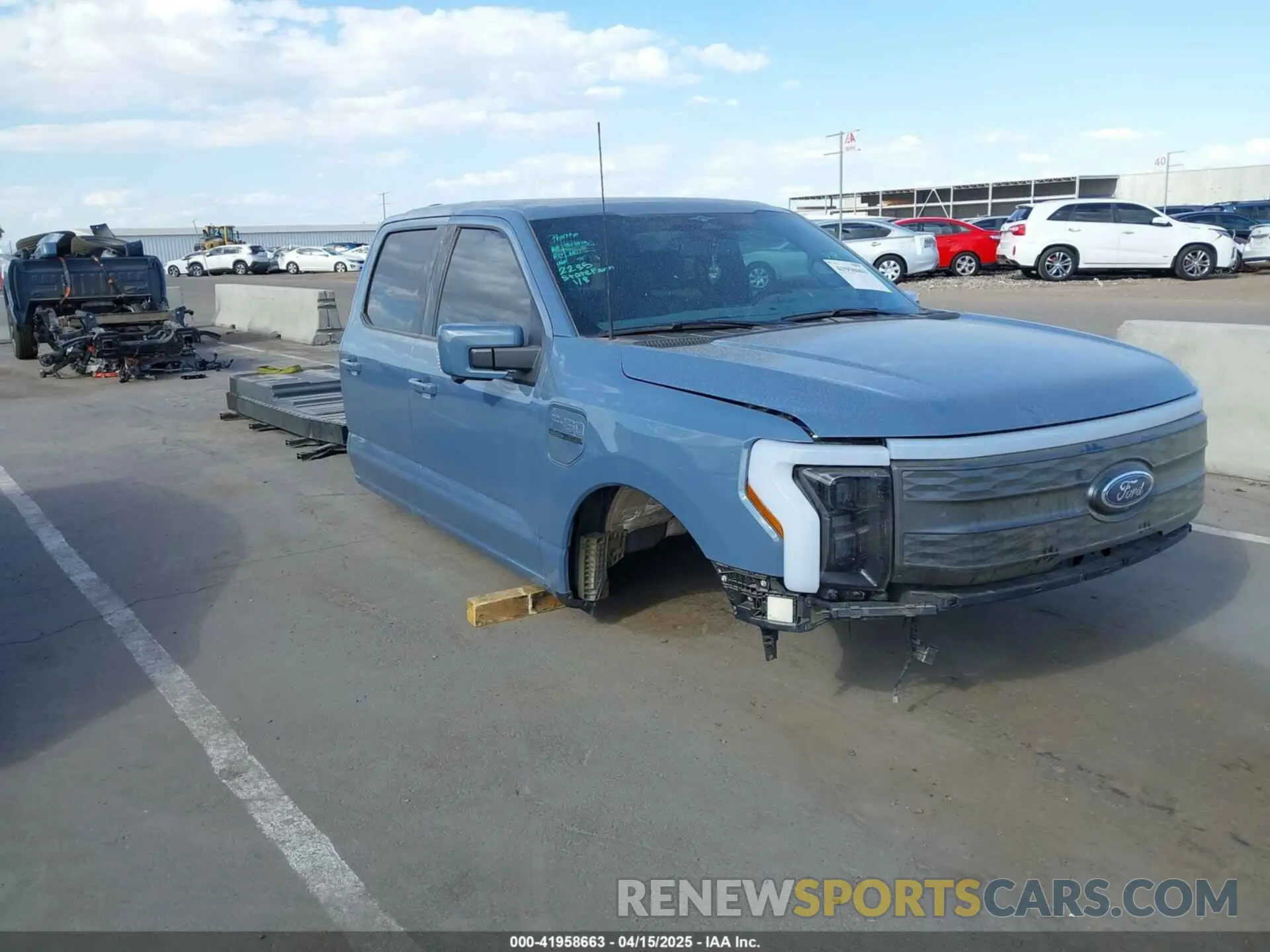 1 Photograph of a damaged car 1FT6W1EV0PWG50635 FORD F-150 LIGHTNING 2023