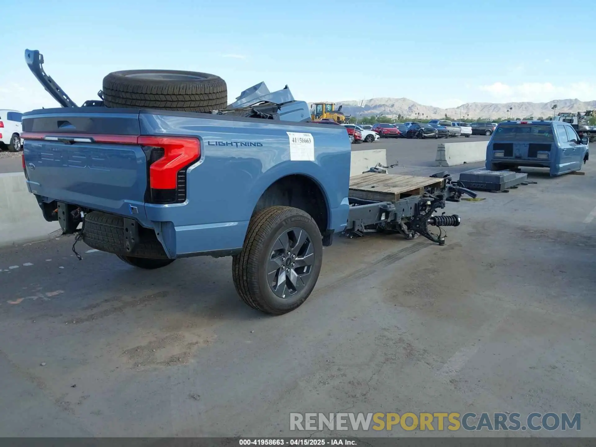 4 Photograph of a damaged car 1FT6W1EV0PWG50635 FORD F-150 LIGHTNING 2023