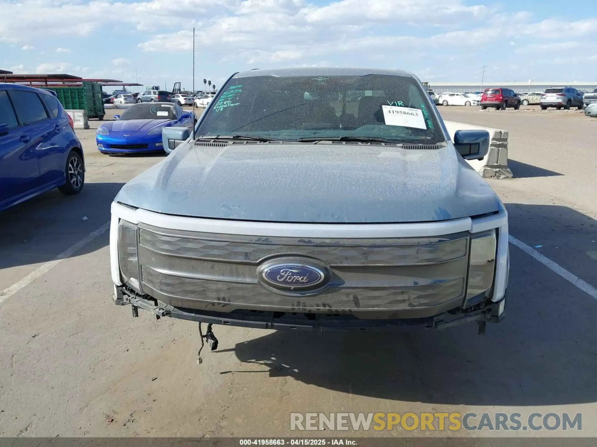 6 Photograph of a damaged car 1FT6W1EV0PWG50635 FORD F-150 LIGHTNING 2023