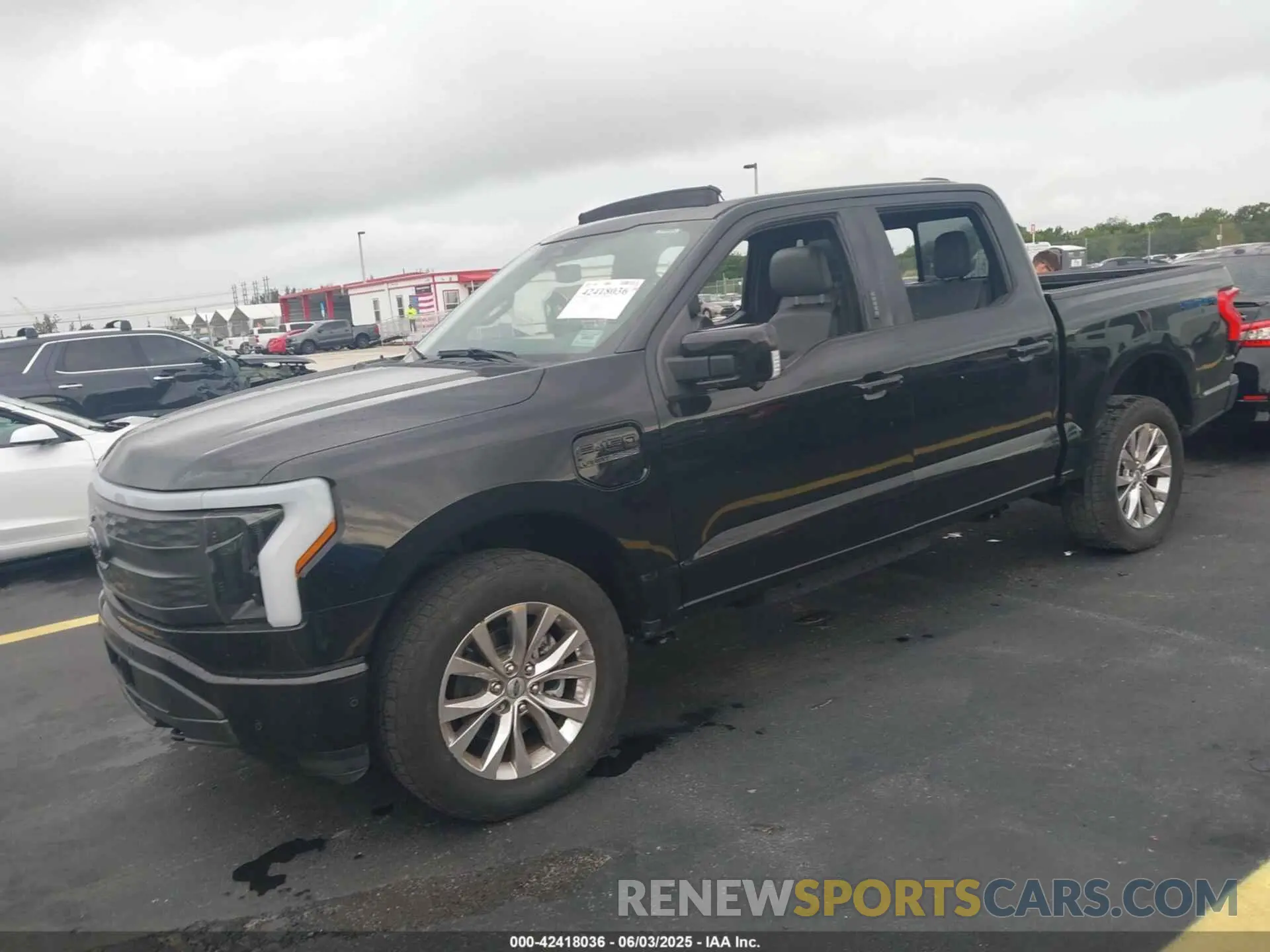 2 Photograph of a damaged car 1FT6W1EV3PWG08587 FORD F-150 LIGHTNING 2023