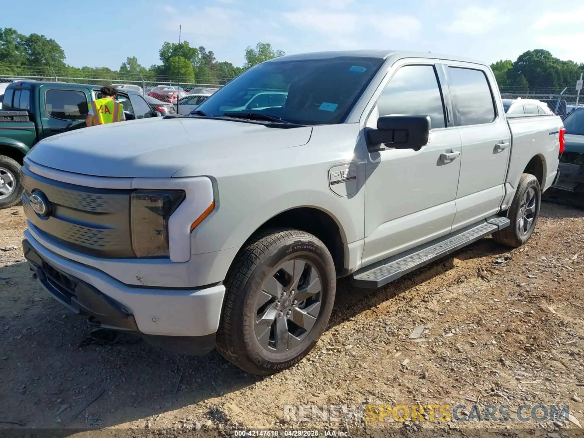 2 Photograph of a damaged car 1FT6W1EV8PWG42878 FORD F-150 LIGHTNING 2023