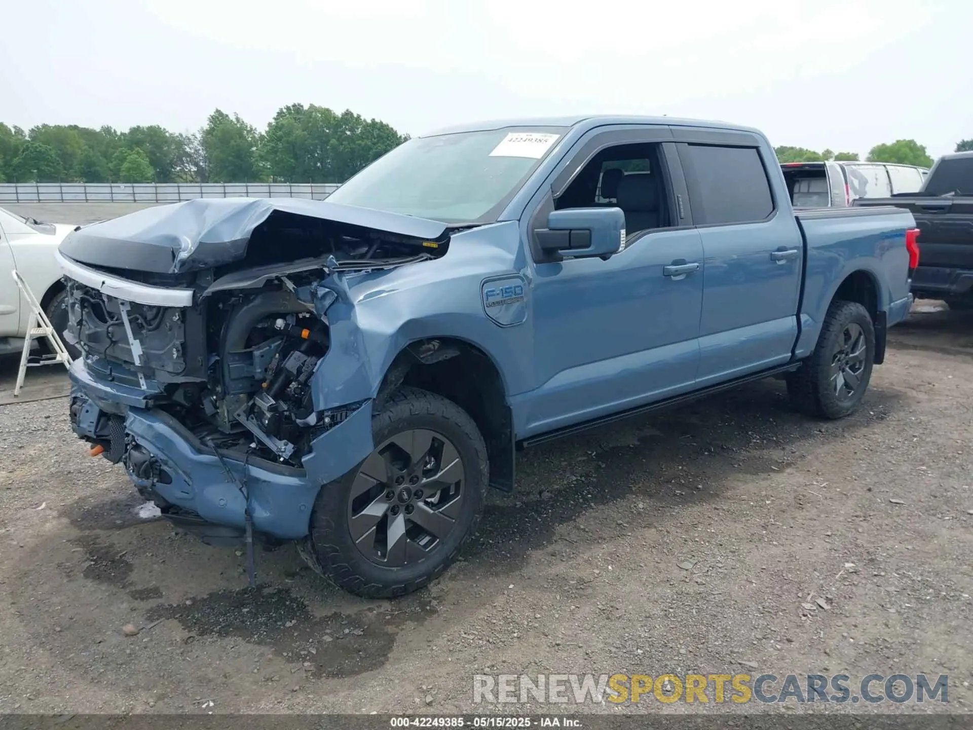 2 Photograph of a damaged car 1FT6W1EVXPWG53591 FORD F-150 LIGHTNING 2023