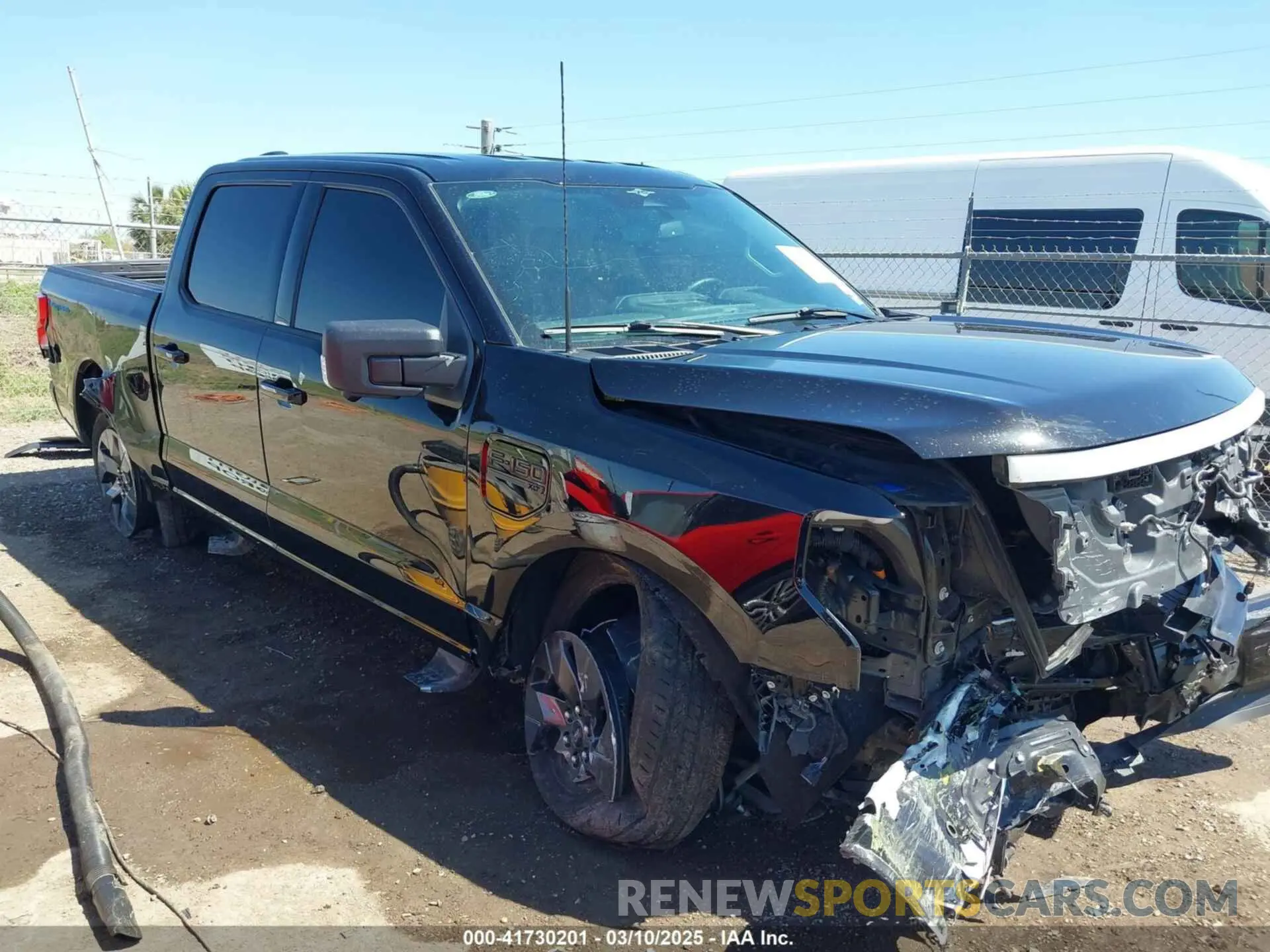 1 Photograph of a damaged car 1FTVW1EV0PWG52297 FORD F-150 LIGHTNING 2023