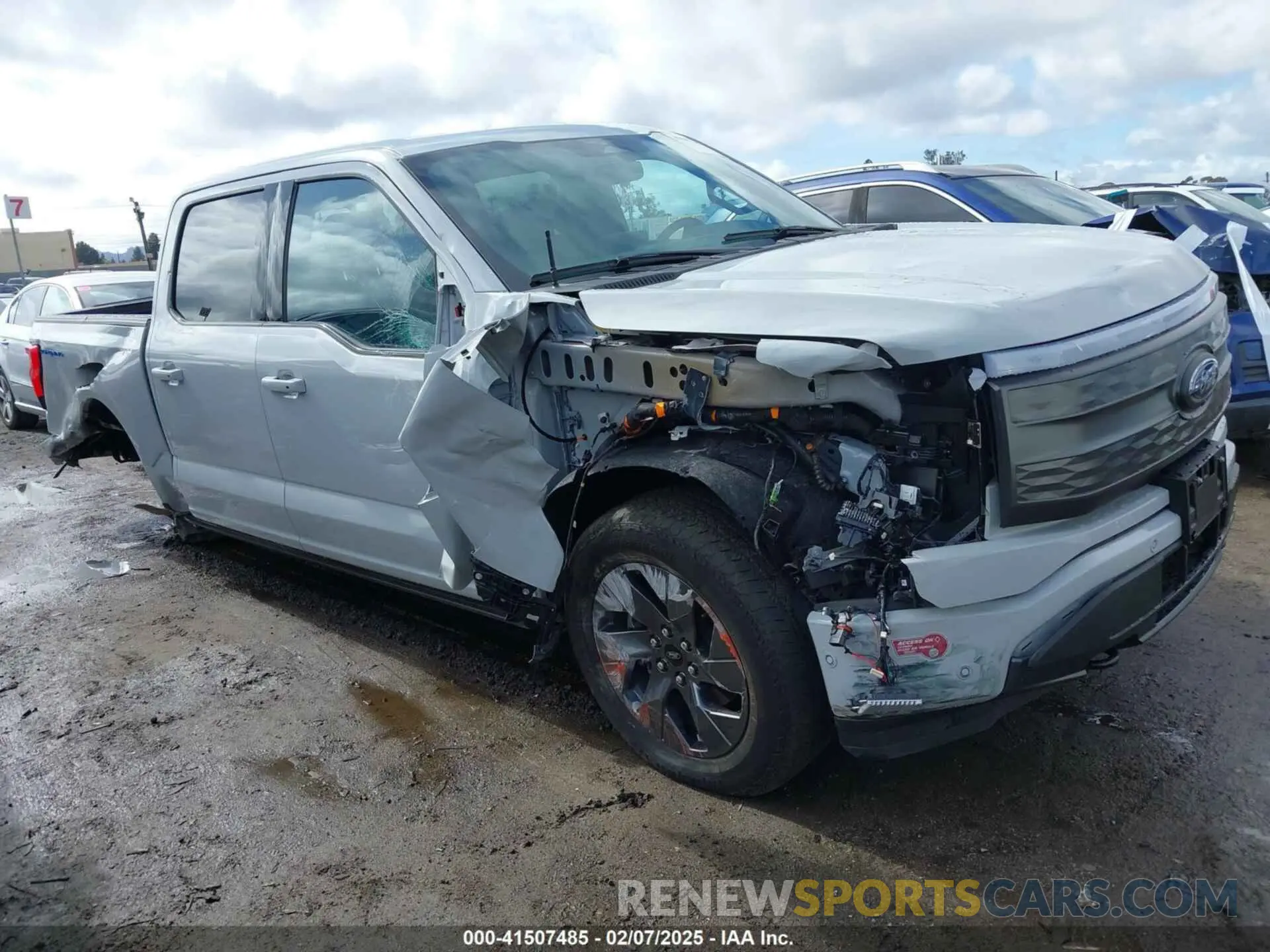 1 Photograph of a damaged car 1FTVW1EV3PWG60491 FORD F-150 LIGHTNING 2023