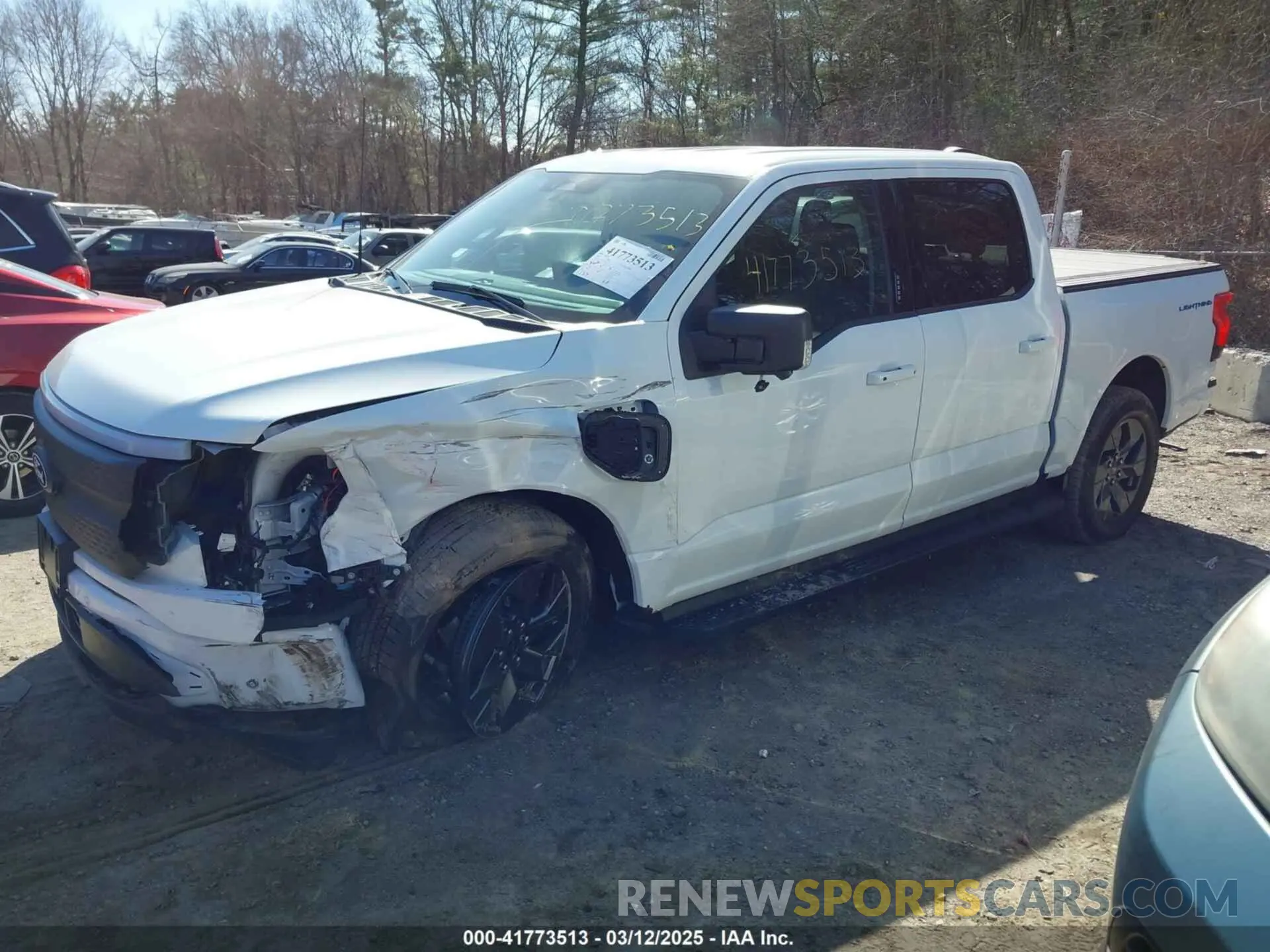 2 Photograph of a damaged car 1FT6W3L75RWG25846 FORD F-150 LIGHTNING 2024