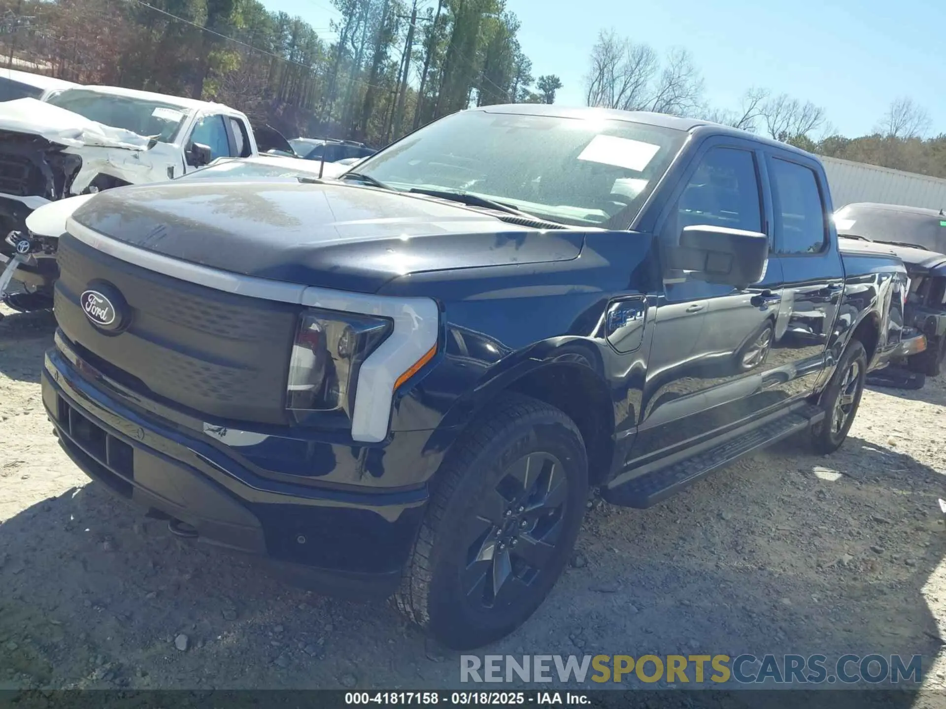2 Photograph of a damaged car 1FT6W3L75RWG30755 FORD F-150 LIGHTNING 2024