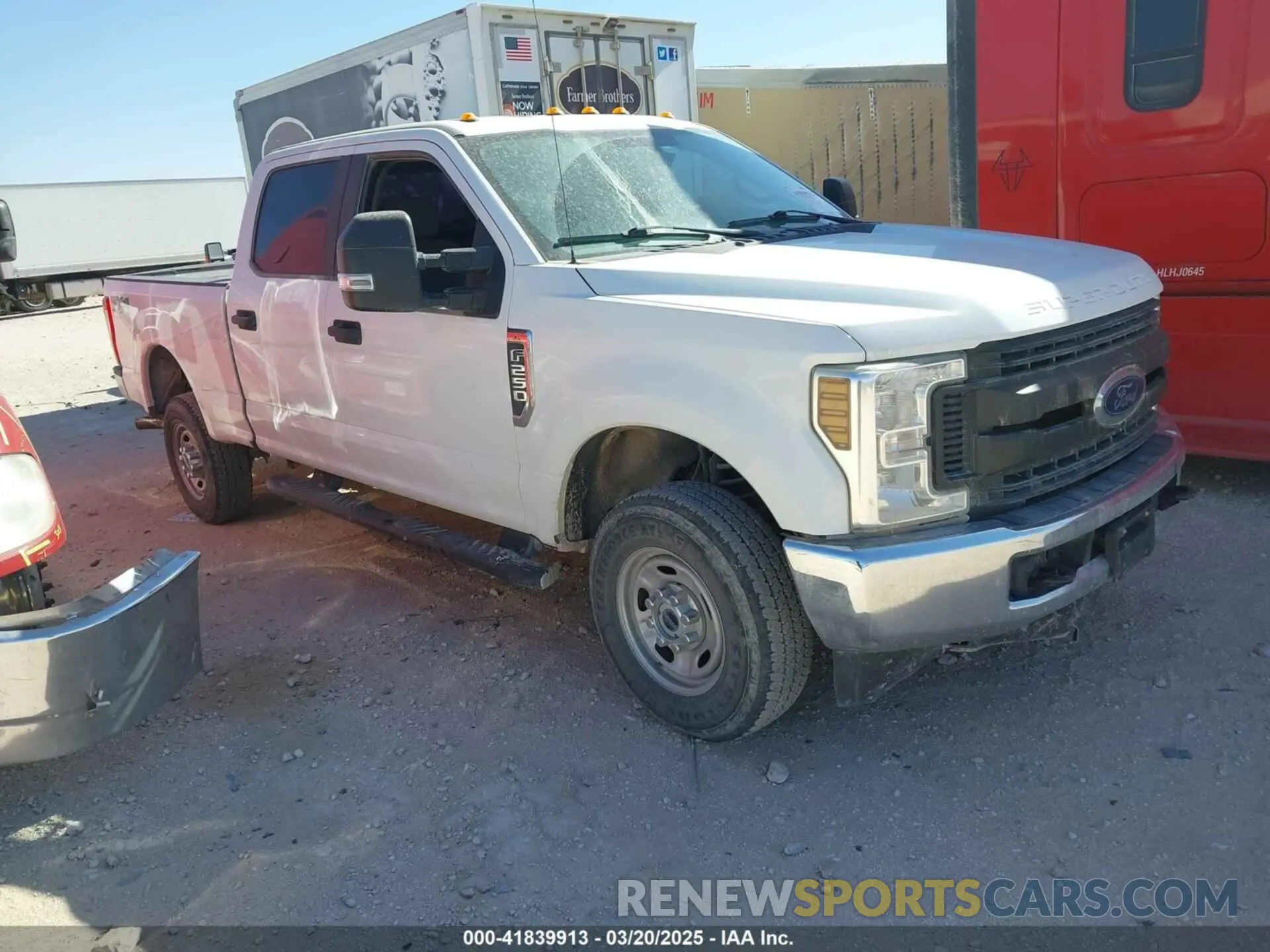 1 Photograph of a damaged car 1FT7W2B65KED26568 FORD F-250 2019