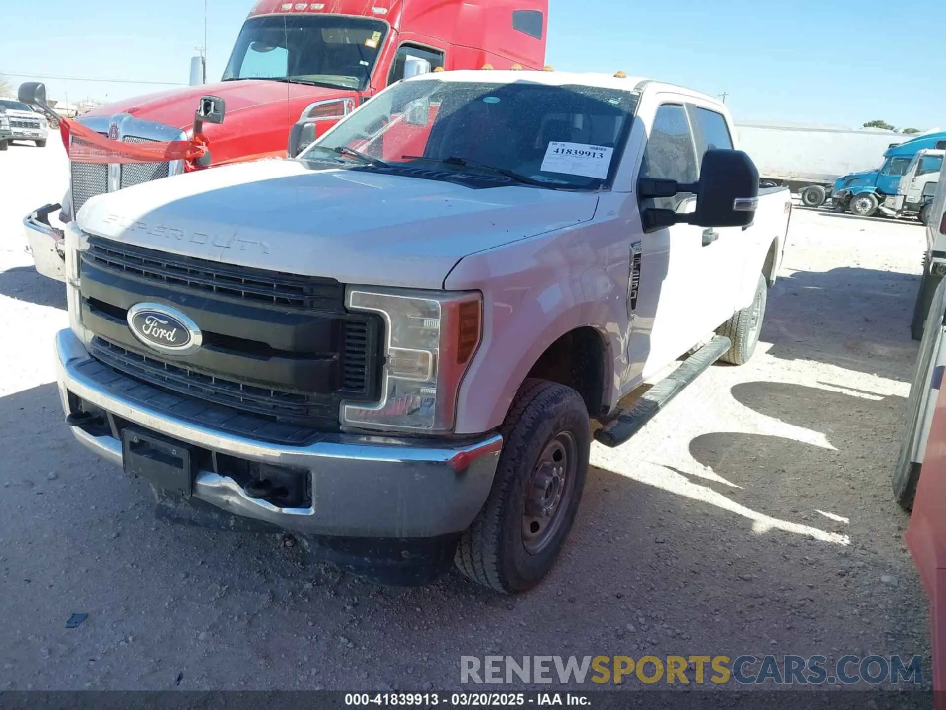 2 Photograph of a damaged car 1FT7W2B65KED26568 FORD F-250 2019
