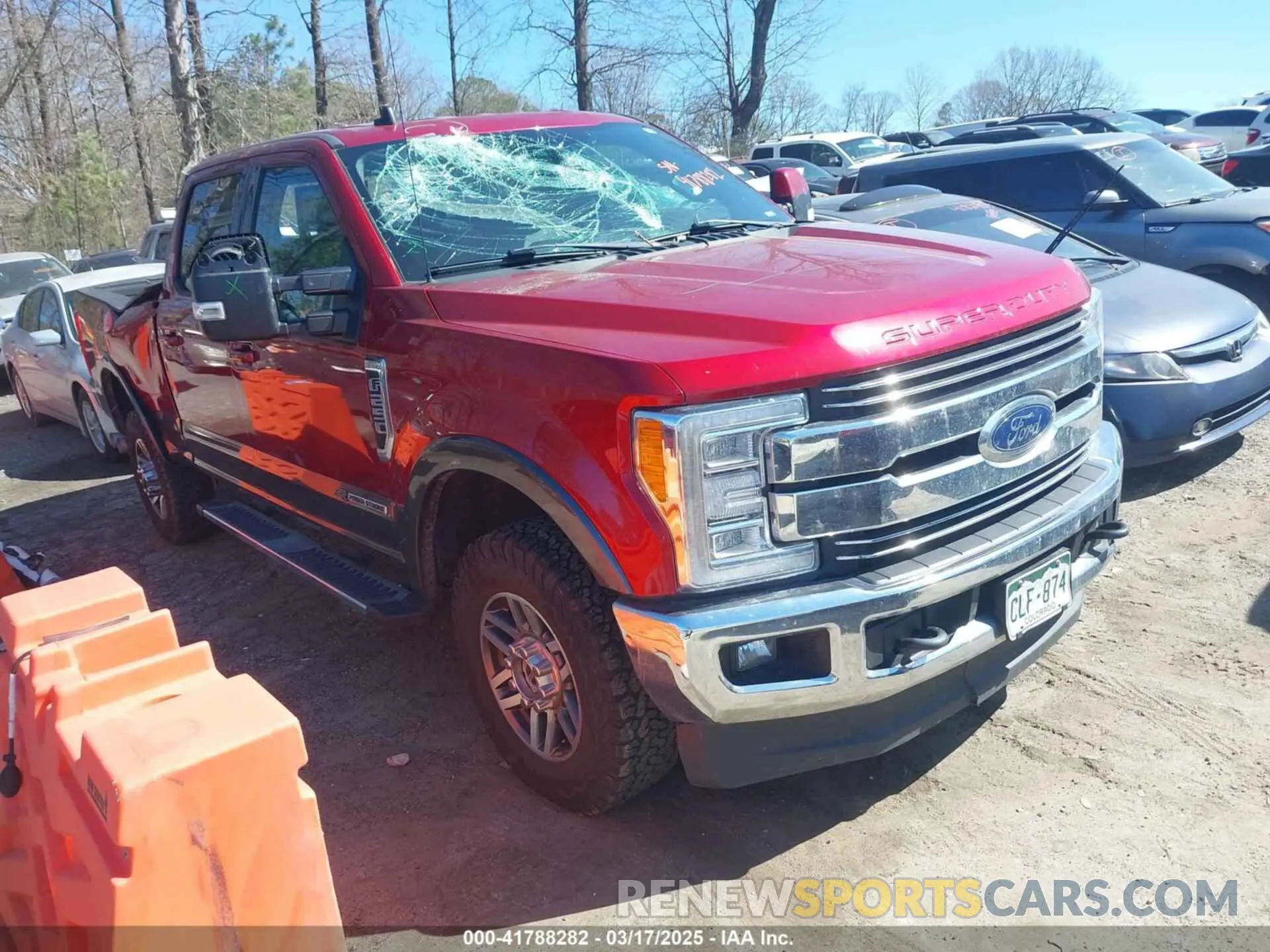 1 Photograph of a damaged car 1FT7W2BT5KEC23656 FORD F-250 2019
