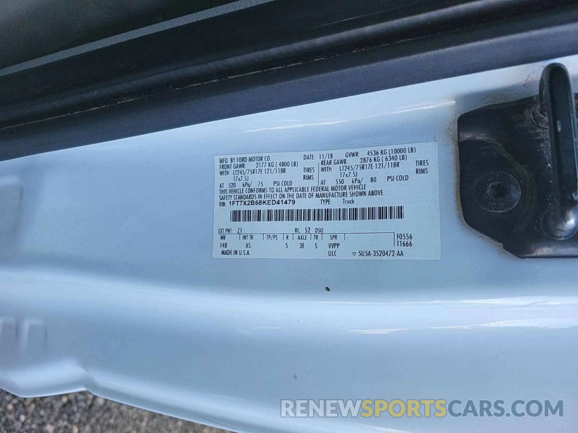 12 Photograph of a damaged car 1FT7X2B68KED41479 FORD F-250 2019