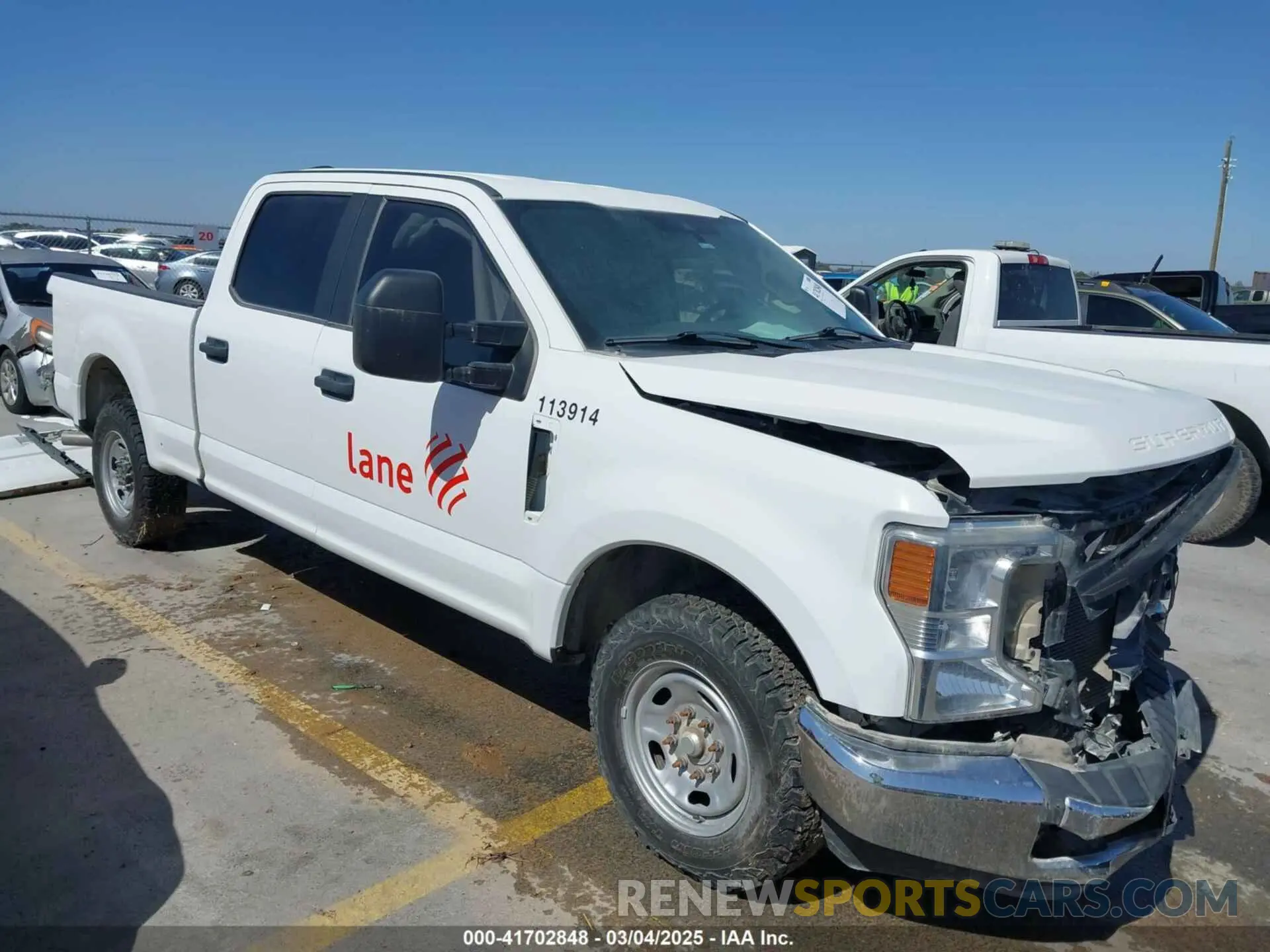 1 Photograph of a damaged car 1FT7W2A66MED07385 FORD F-250 2021