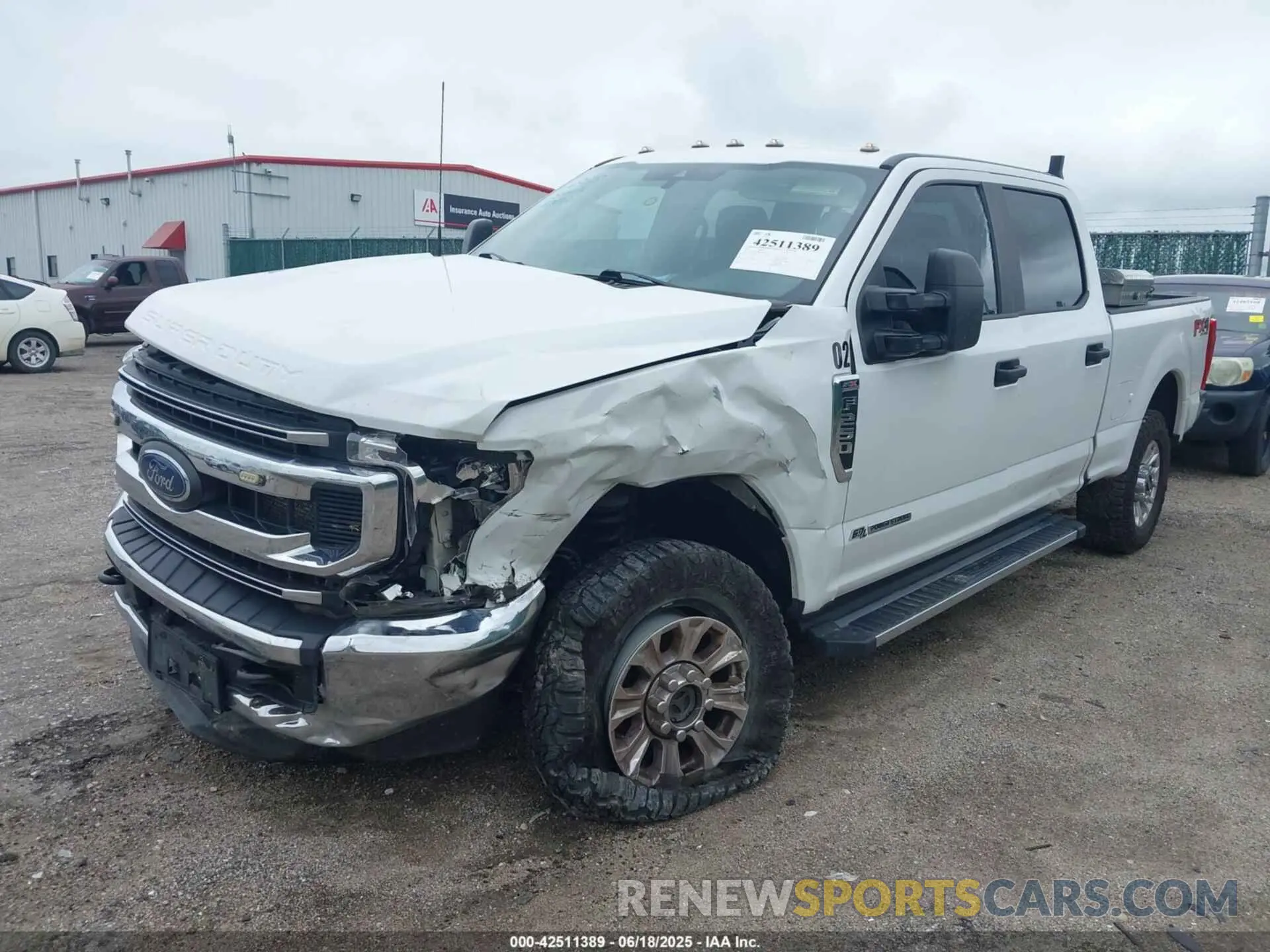 2 Photograph of a damaged car 1FT7W2BT2MED87563 FORD F-250 2021