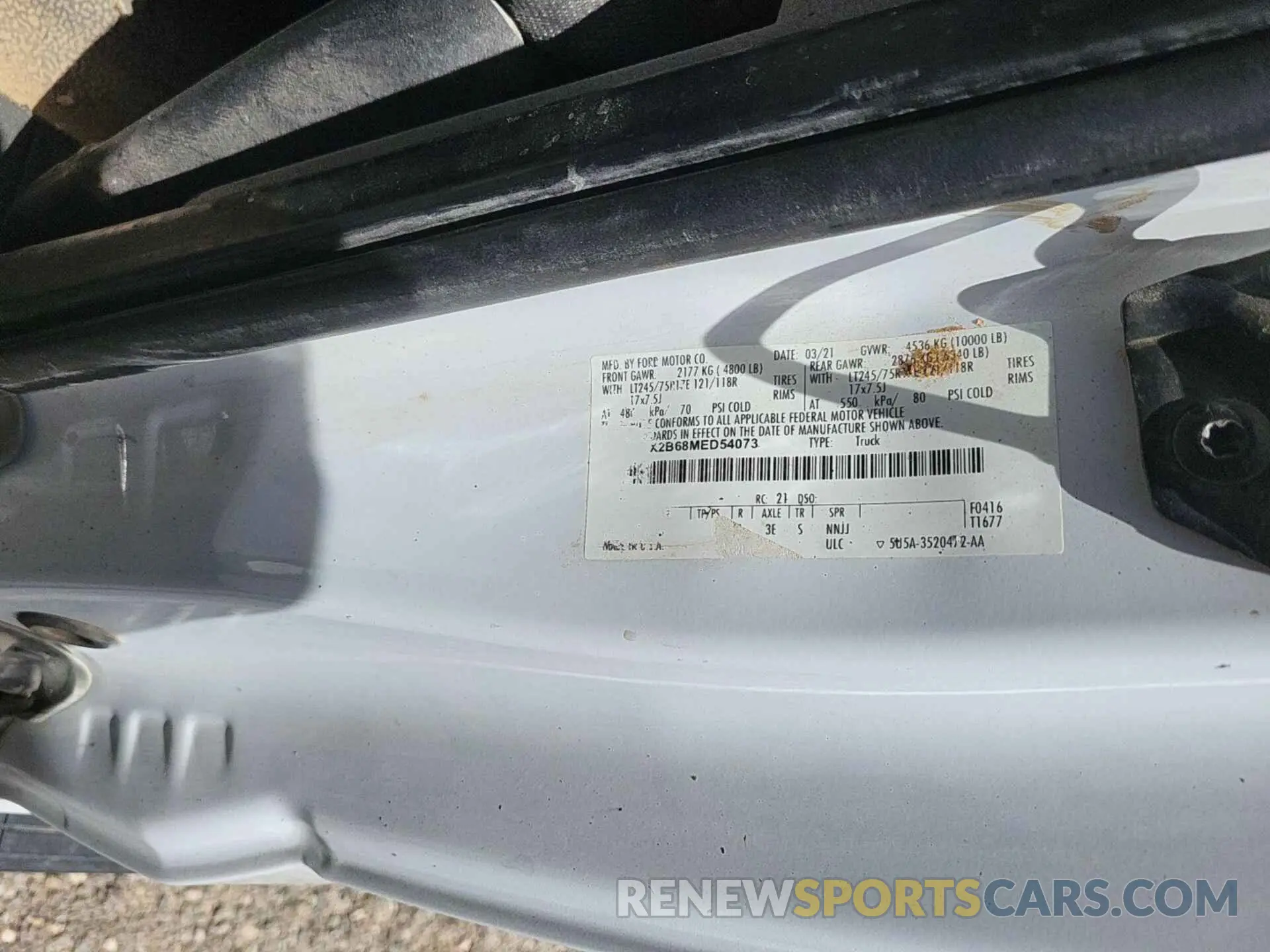 21 Photograph of a damaged car 1FT7X2B68MED54073 FORD F-250 2021