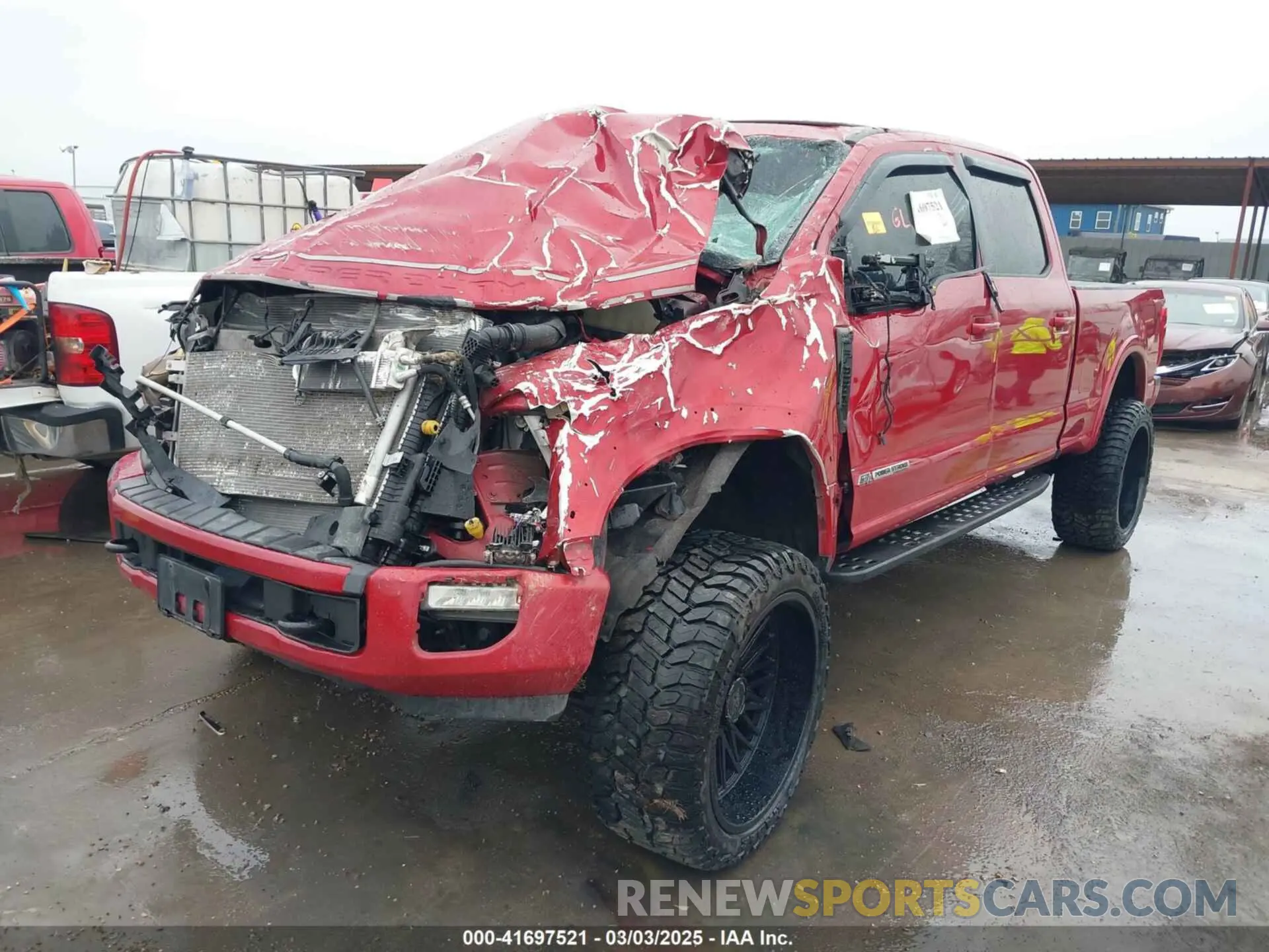 1 Photograph of a damaged car 1FT8W2BT0MEE08513 FORD F-250 2021