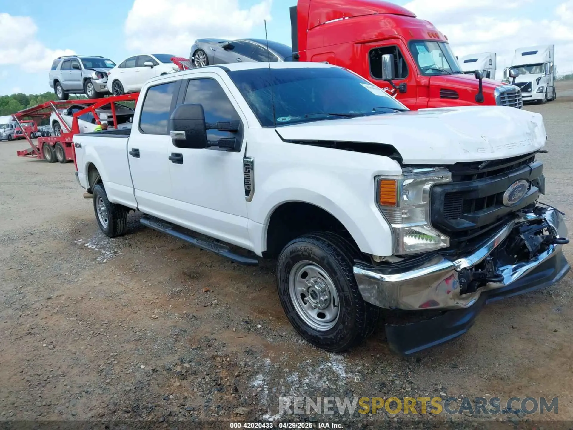 1 Photograph of a damaged car 1FT7W2B68NEF97337 FORD F-250 2022