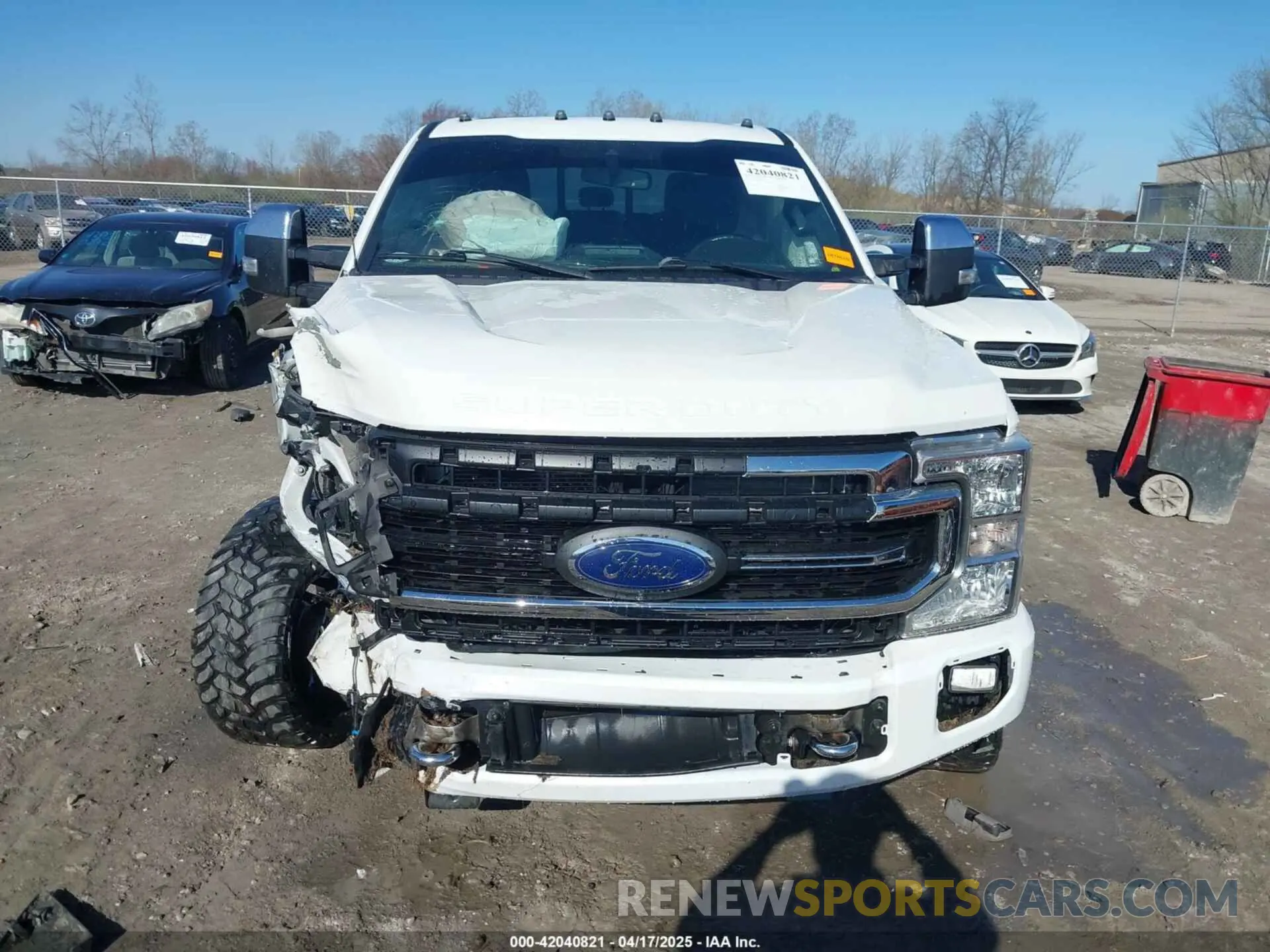 11 Photograph of a damaged car 1FT7W2BT3NEF54126 FORD F-250 2022