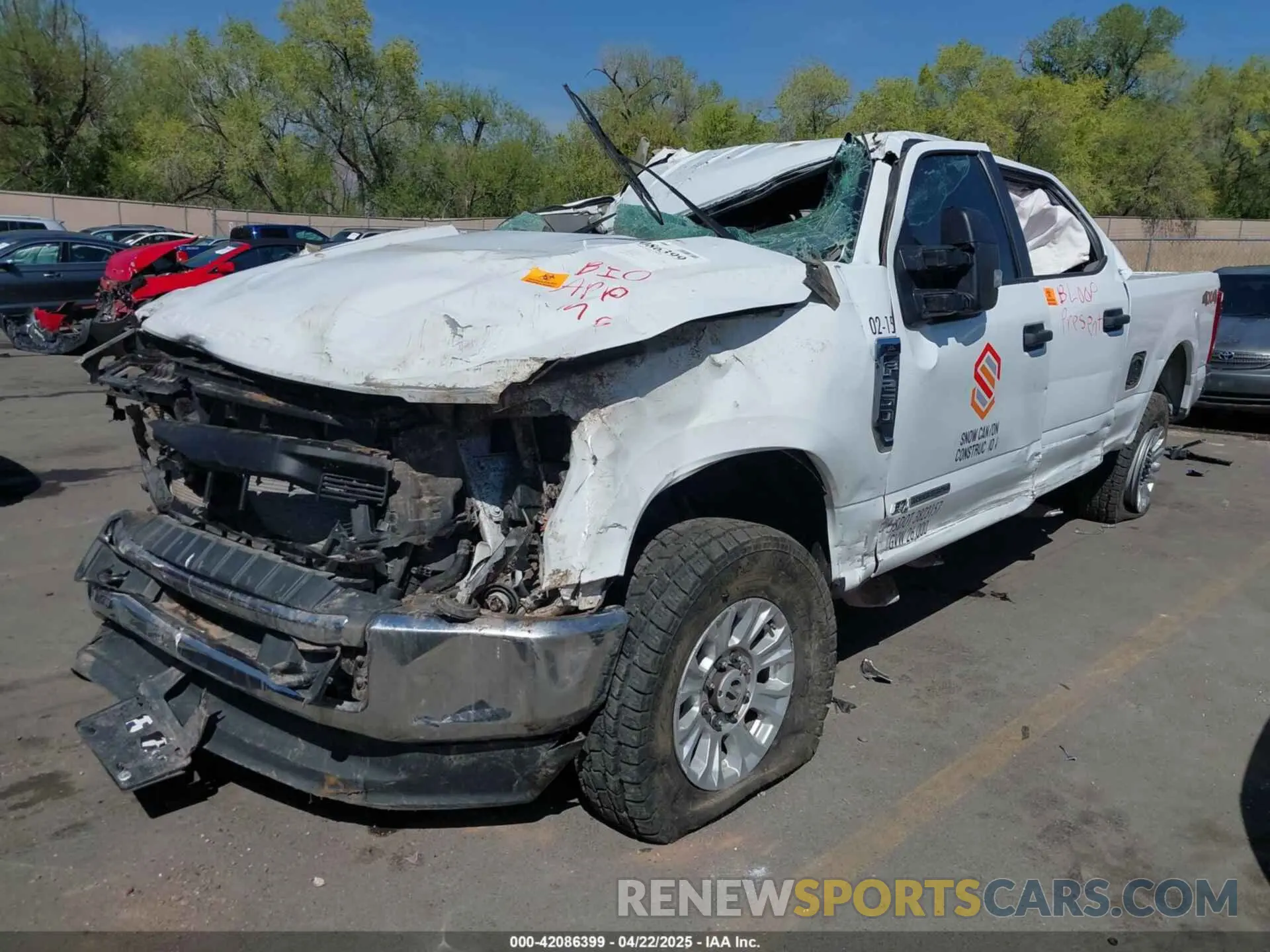 2 Photograph of a damaged car 1FT7W2BT9NEF32163 FORD F-250 2022