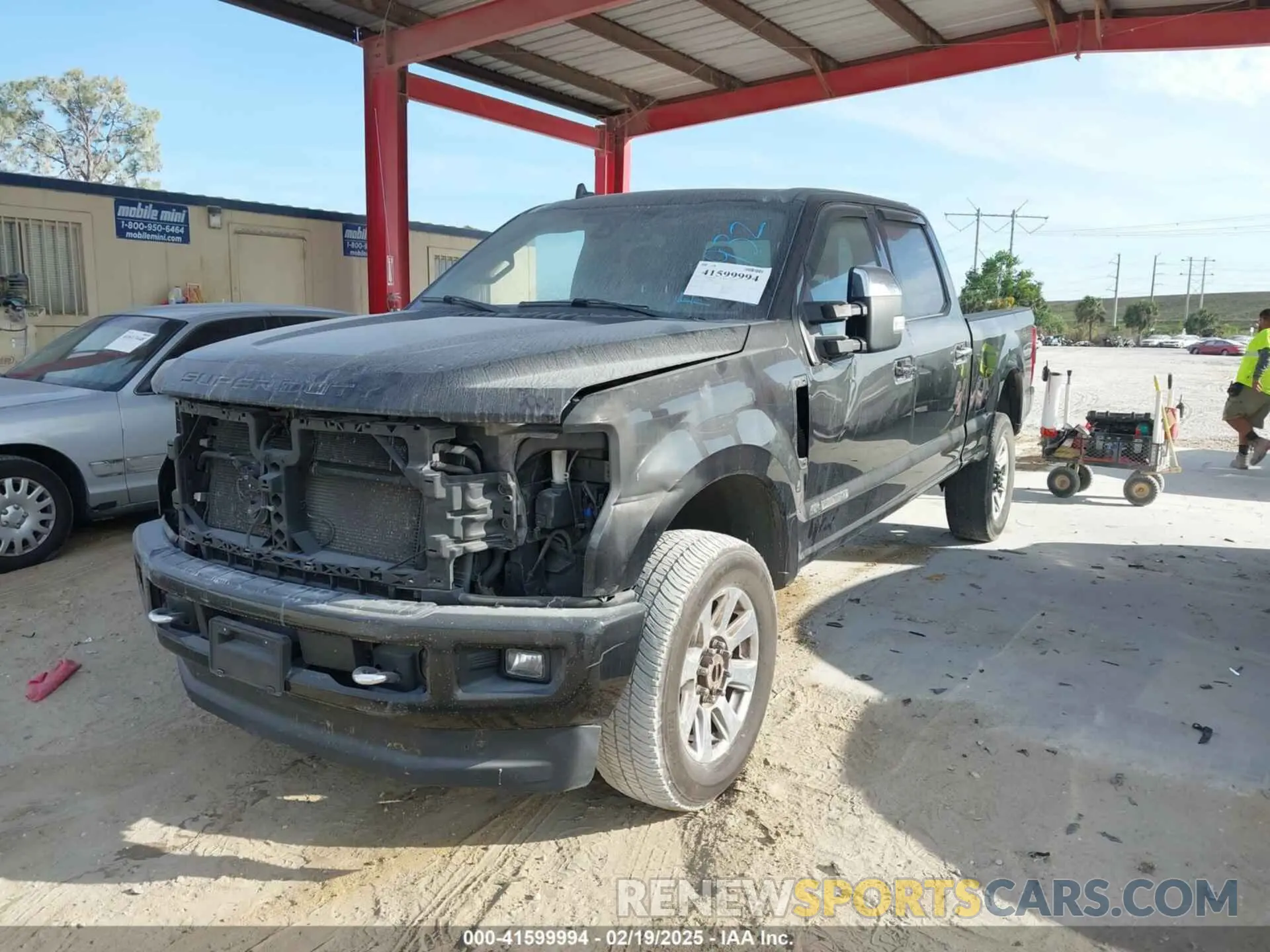 2 Photograph of a damaged car 1FT8W3BT6KEF09932 FORD F-350 2019