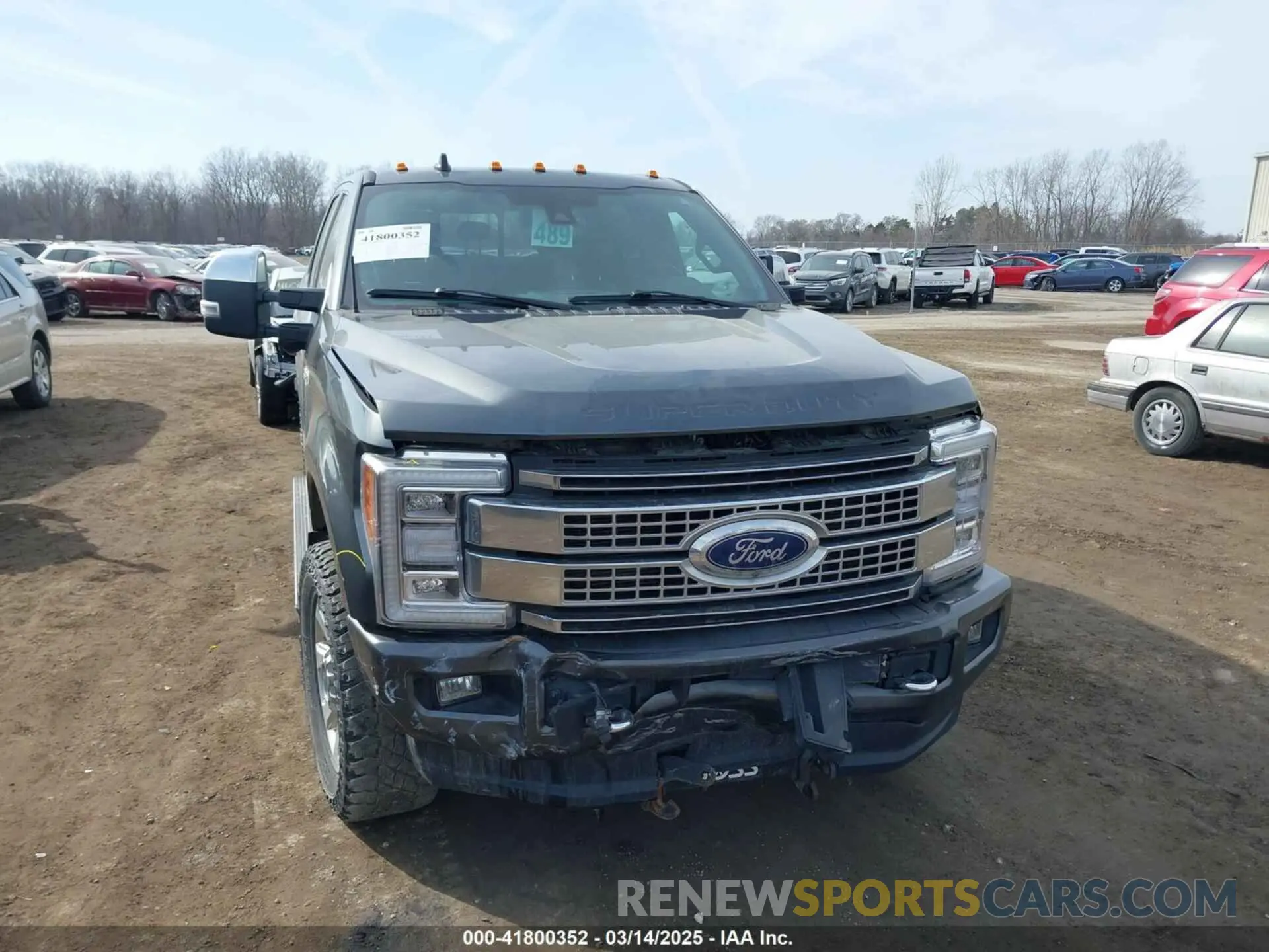 11 Photograph of a damaged car 1FT8W3BT7KEF76443 FORD F-350 2019