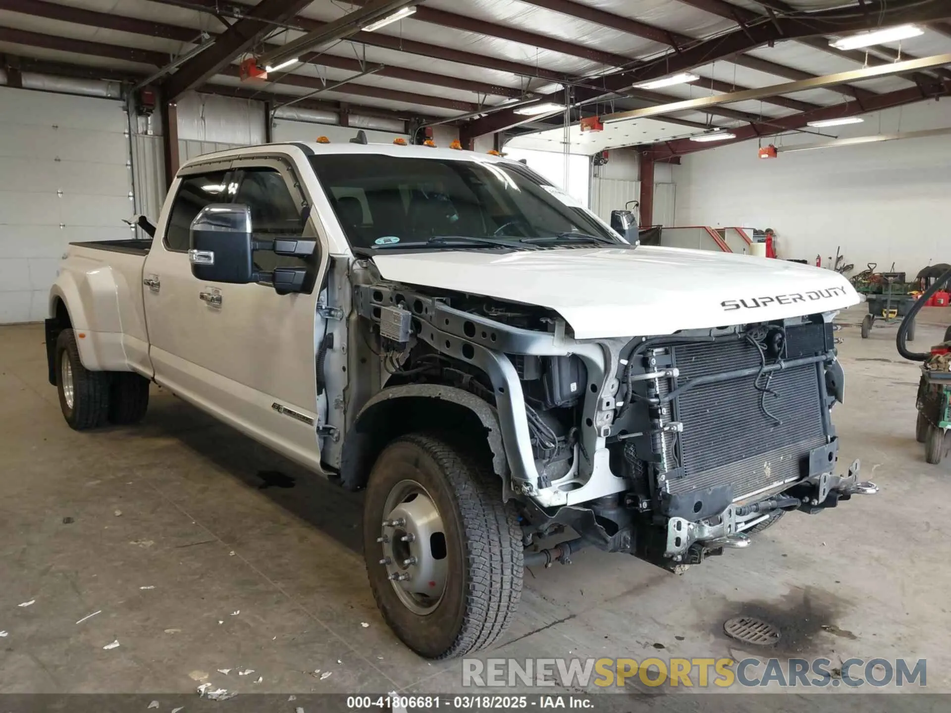 1 Photograph of a damaged car 1FT8W3DT7KED12877 FORD F-350 2019