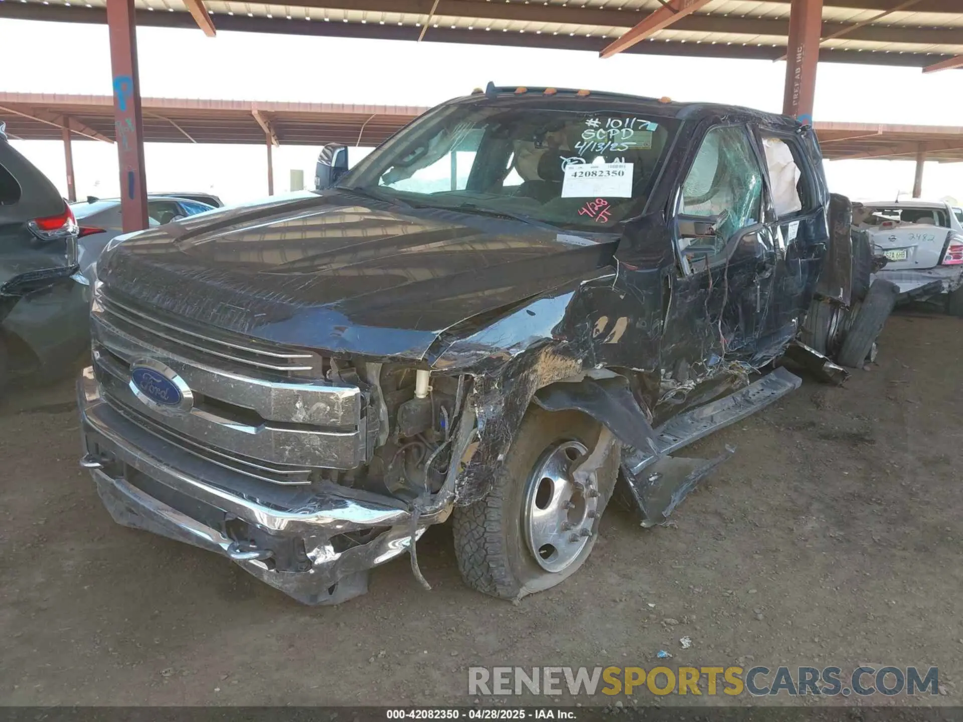 2 Photograph of a damaged car 1FT8W3DT7KEE31612 FORD F-350 2019
