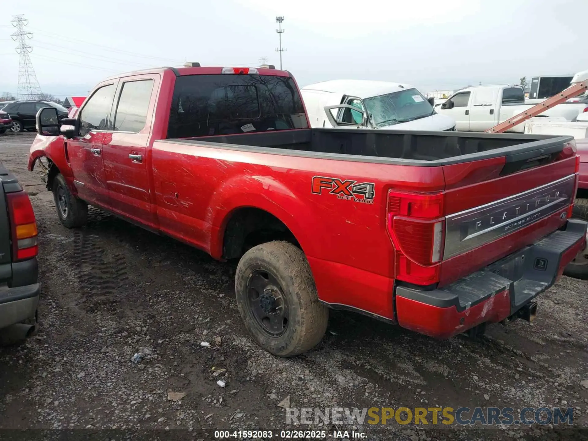 3 Photograph of a damaged car 1FT8W3BT2LEE17640 FORD F-350 2020