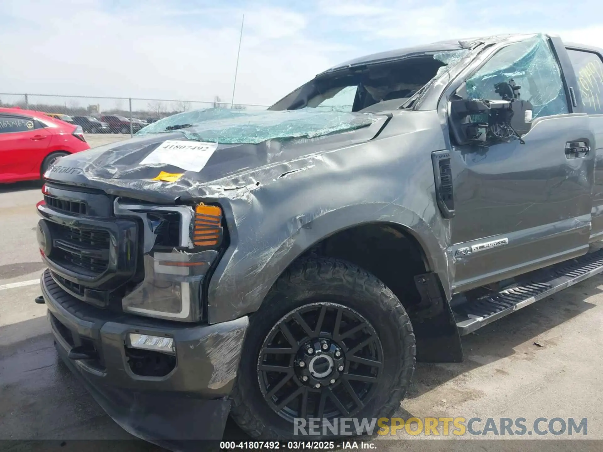 16 Photograph of a damaged car 1FT8W3BT9LED58165 FORD F-350 2020