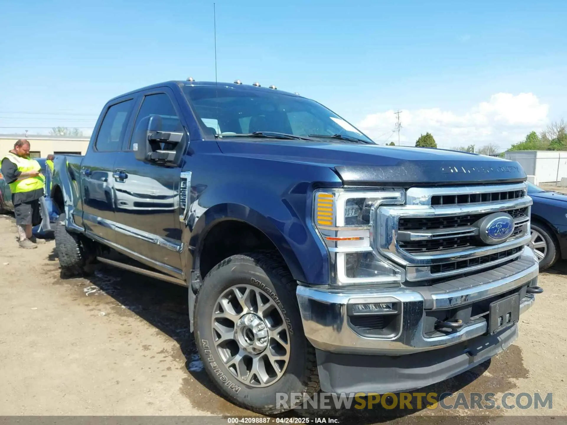 1 Photograph of a damaged car 1FT8W3BTXLEC38780 FORD F-350 2020
