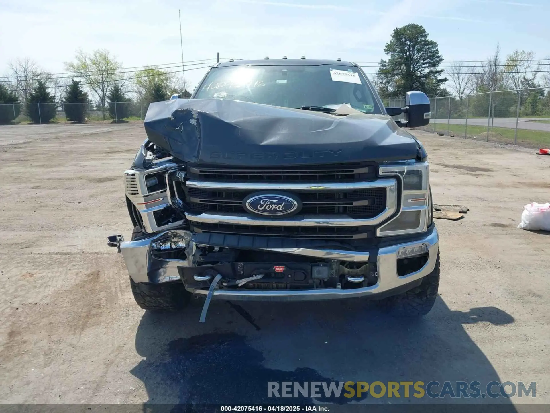 12 Photograph of a damaged car 1FT8W3BNXMEC16653 FORD F-350 2021