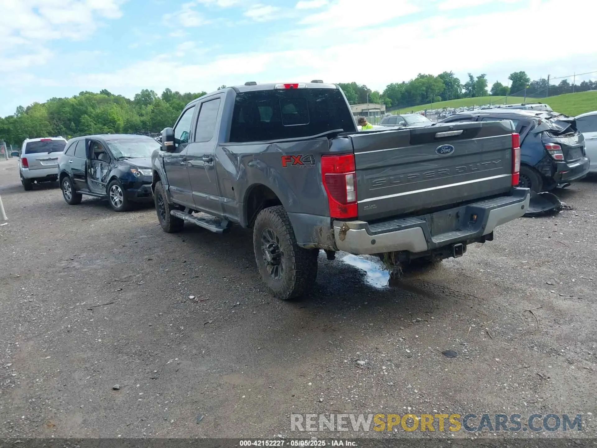 3 Photograph of a damaged car 1FT8W3BT3MEC04407 FORD F-350 2021