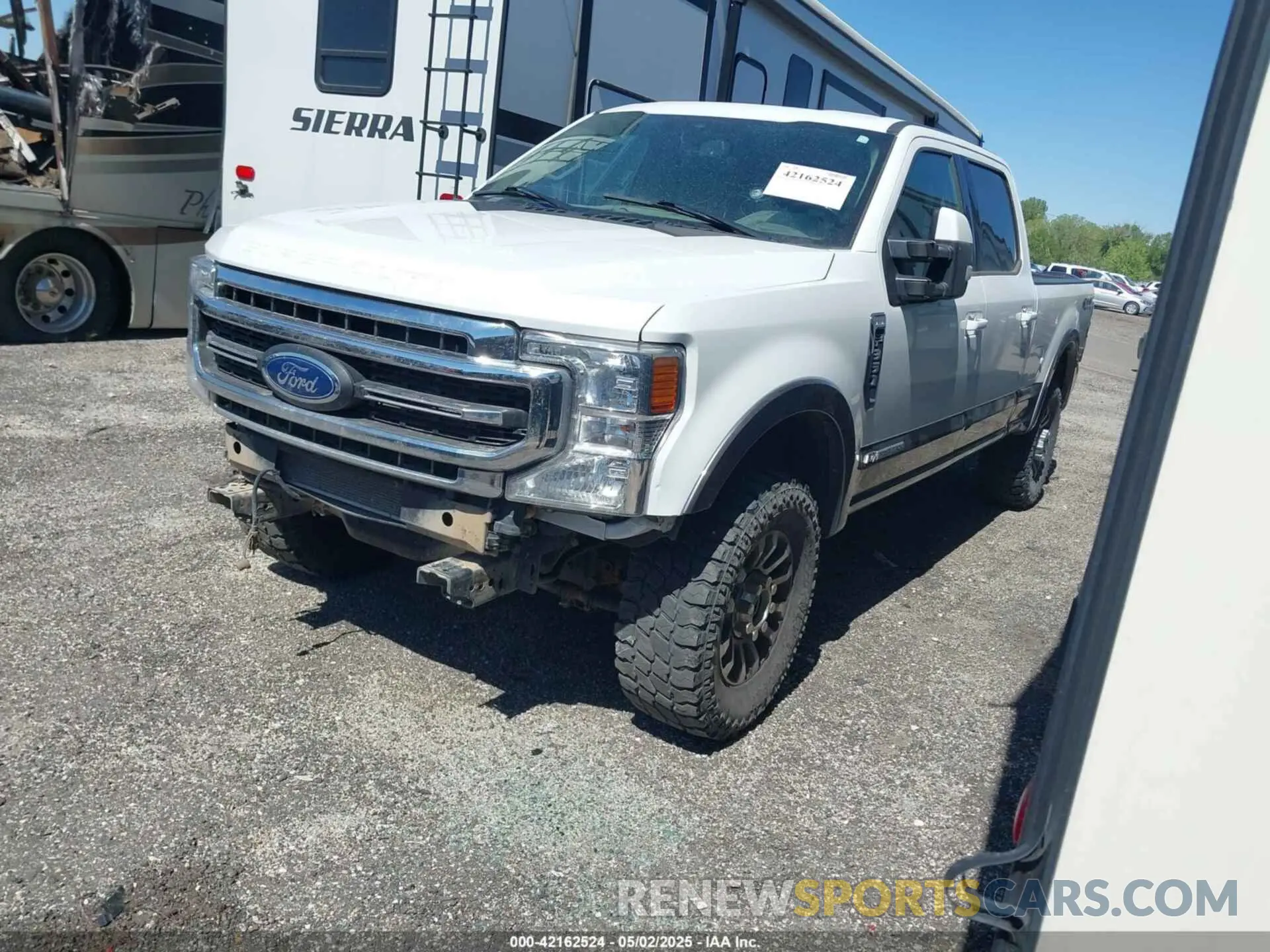 2 Photograph of a damaged car 1FT8W3BTXMED20509 FORD F-350 2021