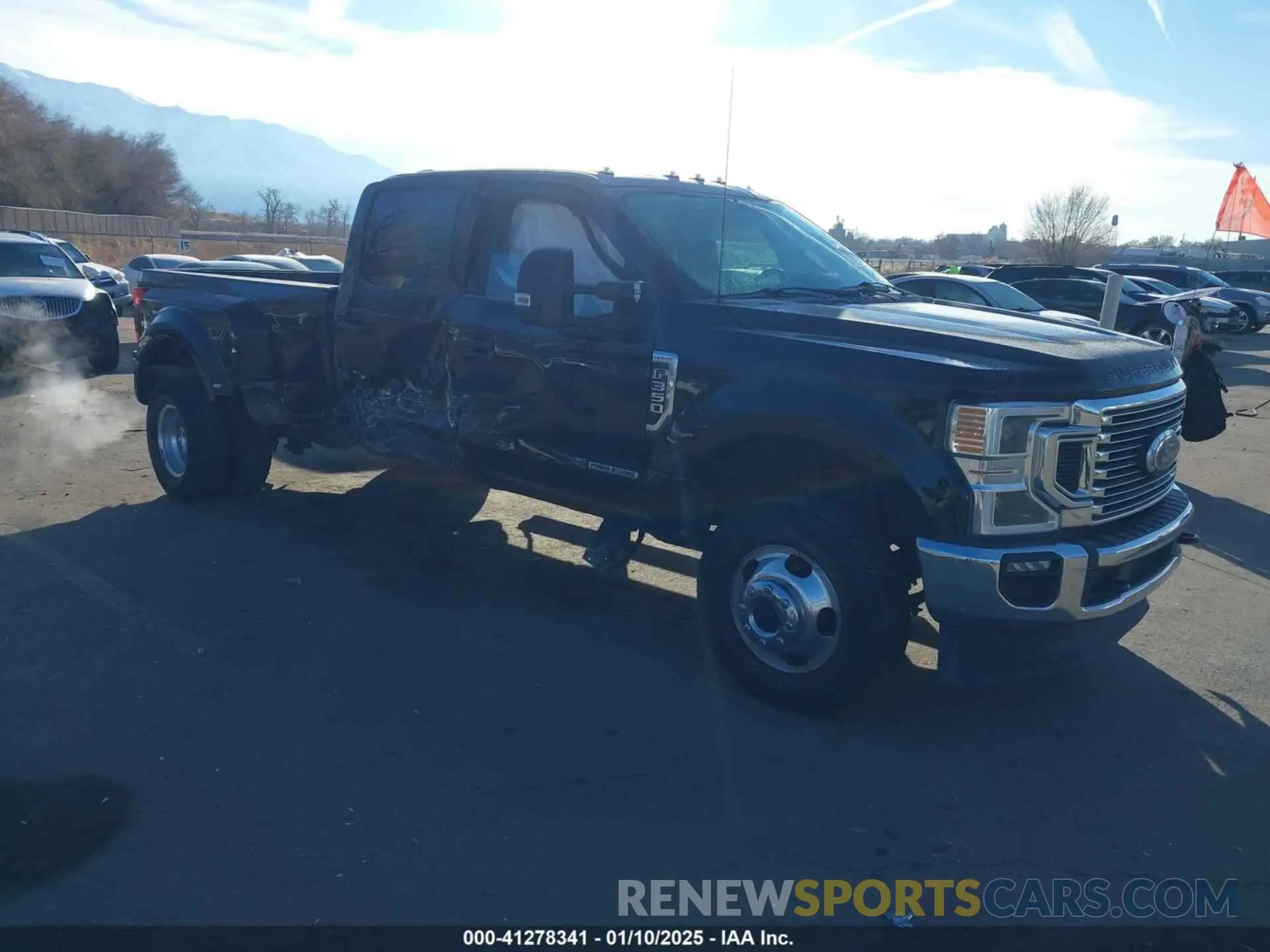 1 Photograph of a damaged car 1FT8W3DT9MEC95731 FORD F-350 2021
