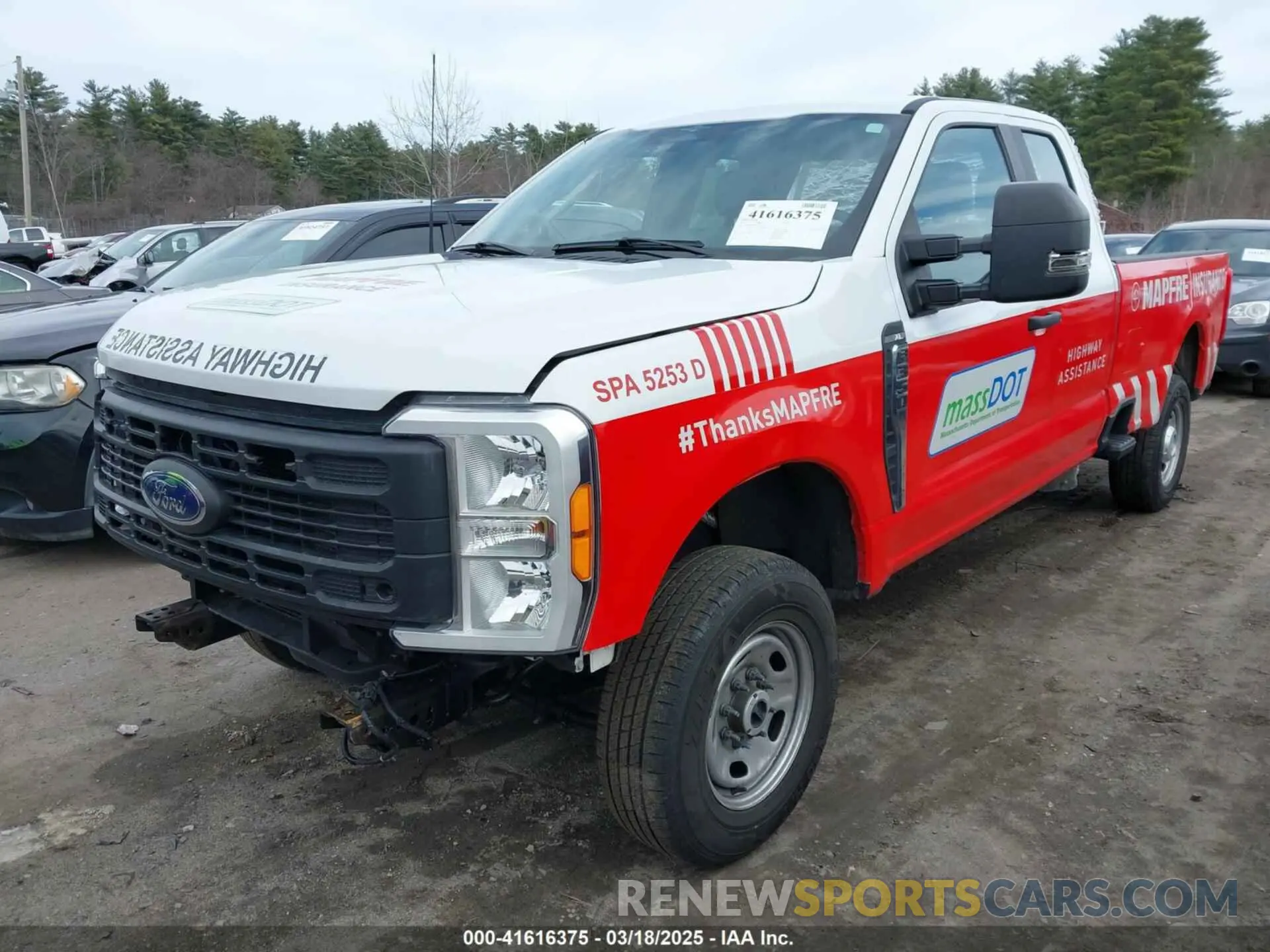 2 Photograph of a damaged car 1FT8X3BA0PED52594 FORD F-350 2023
