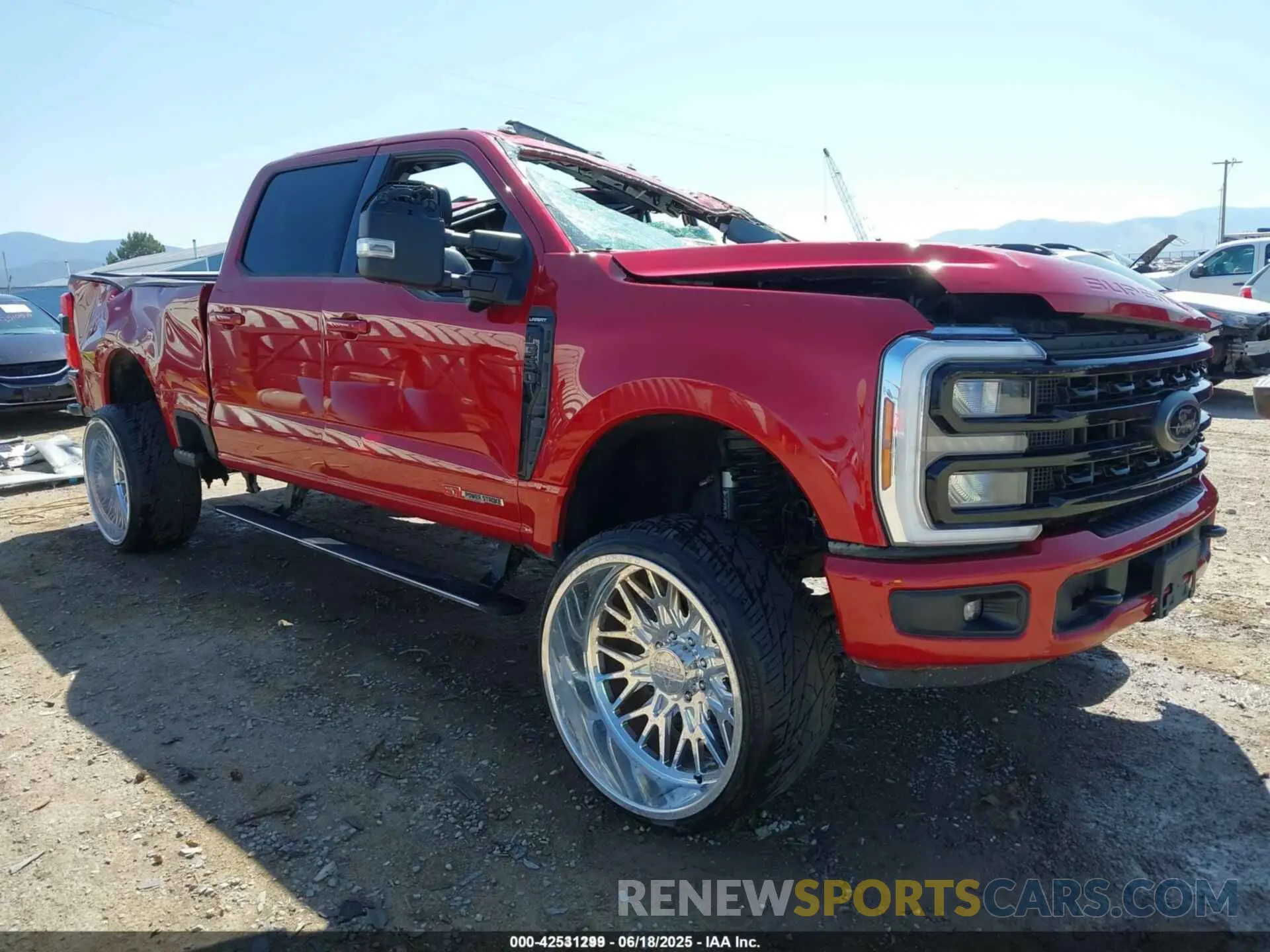 1 Photograph of a damaged car 1FT8W3BMXREE22666 FORD F-350 2024