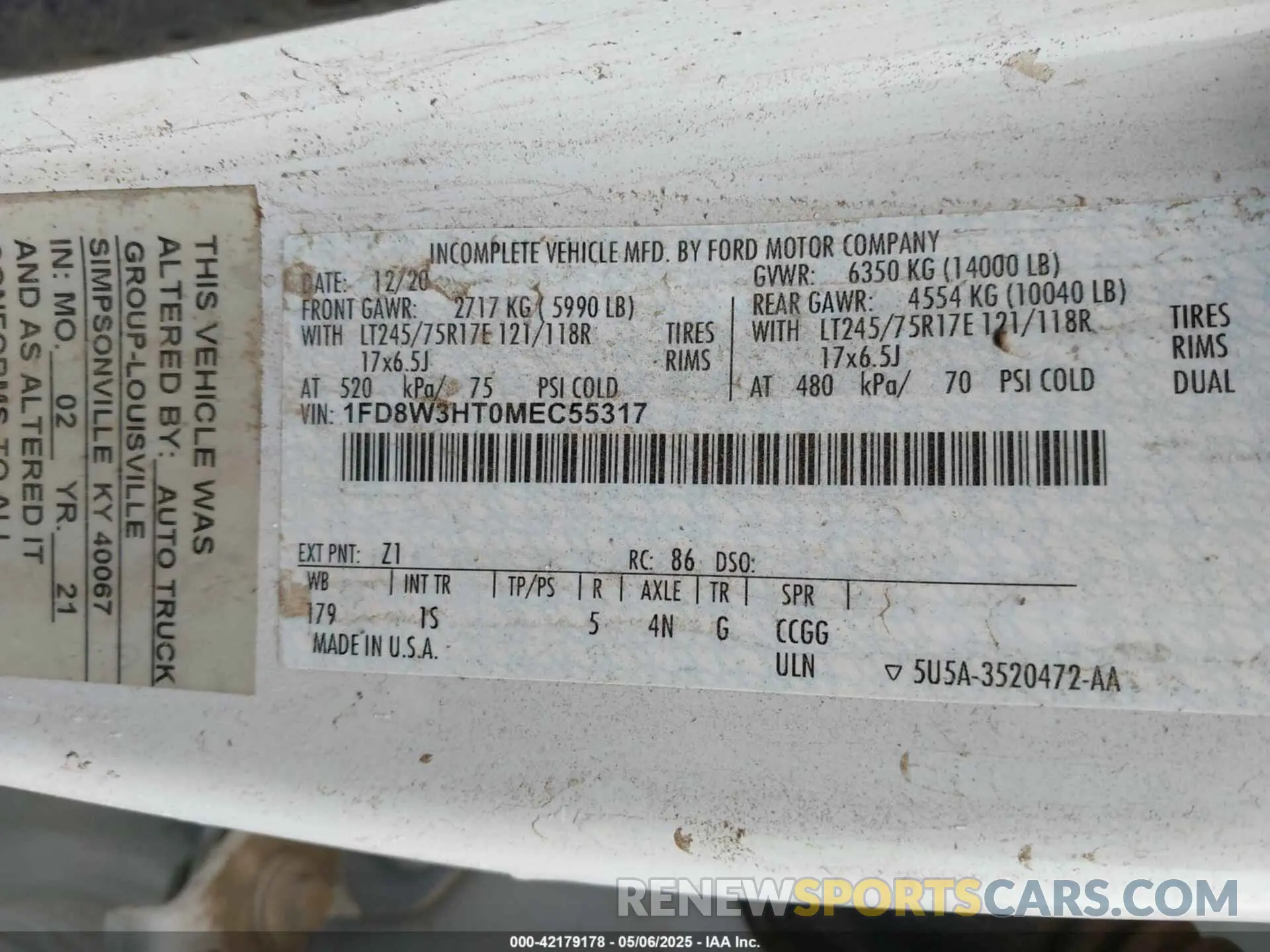 9 Photograph of a damaged car 1FD8W3HT0MEC55317 FORD F-350 CHASSIS 2021