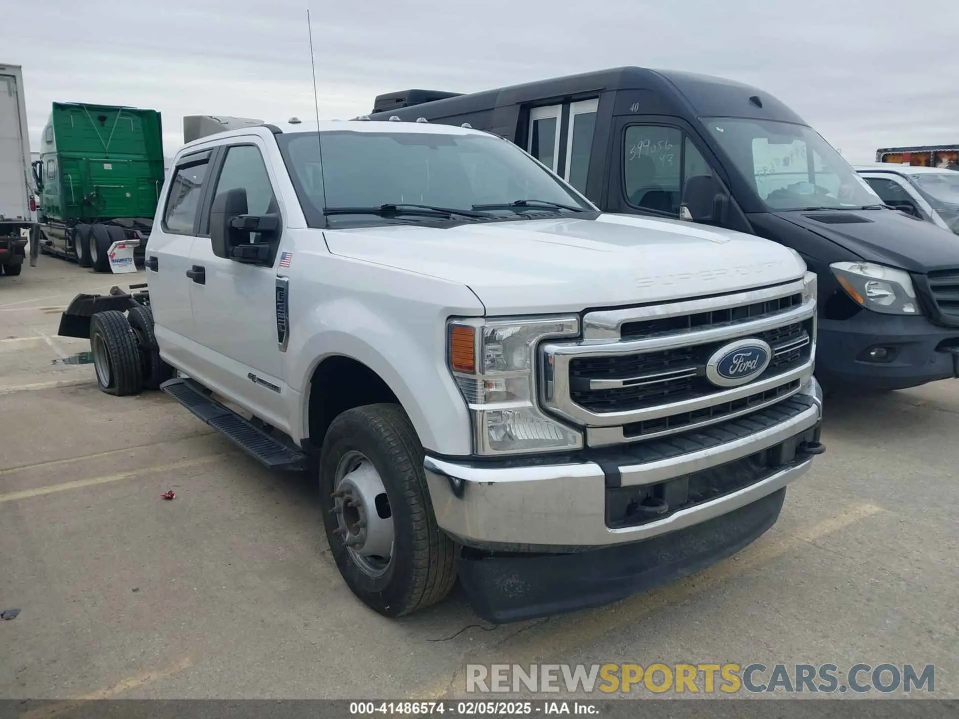 1 Photograph of a damaged car 1FD8W3HT8MEC45330 FORD F-350 CHASSIS 2021