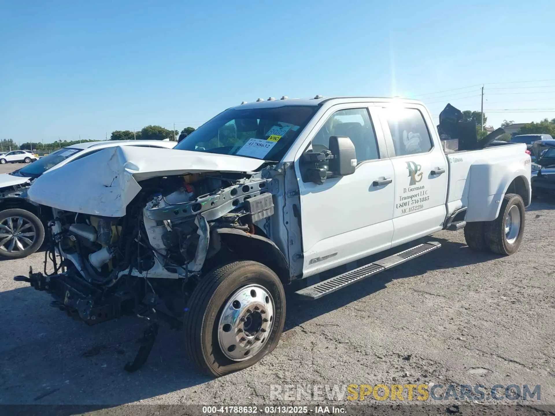 2 Photograph of a damaged car 1FT8W4DT0PED32725 FORD F-450 2023