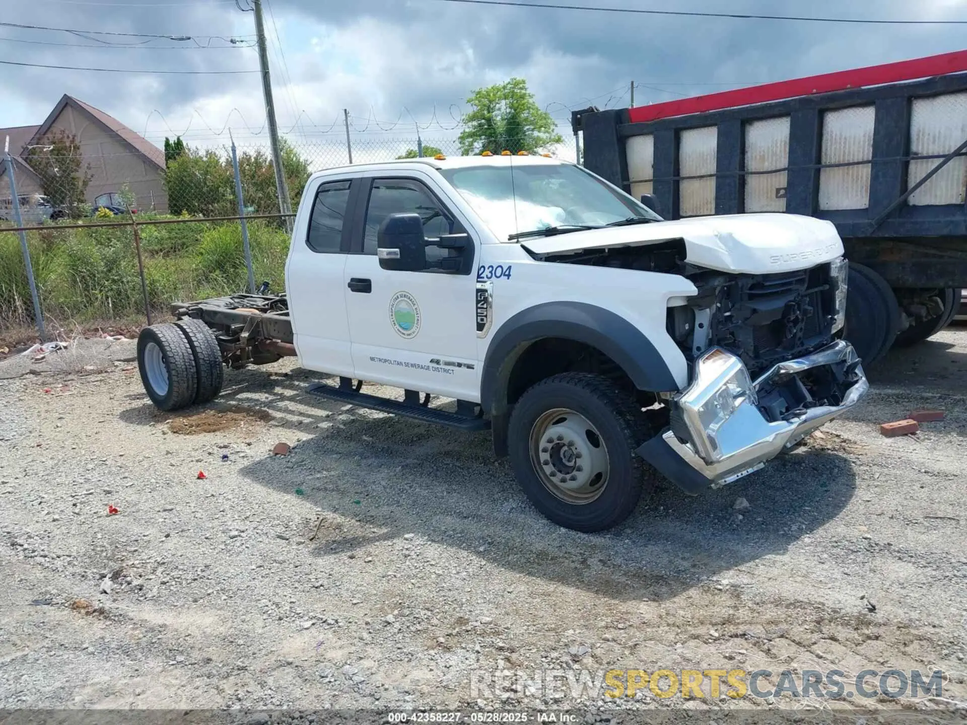 1 Photograph of a damaged car 1FD9X4HT0KEE68921 FORD F-450 CHASSIS 2019