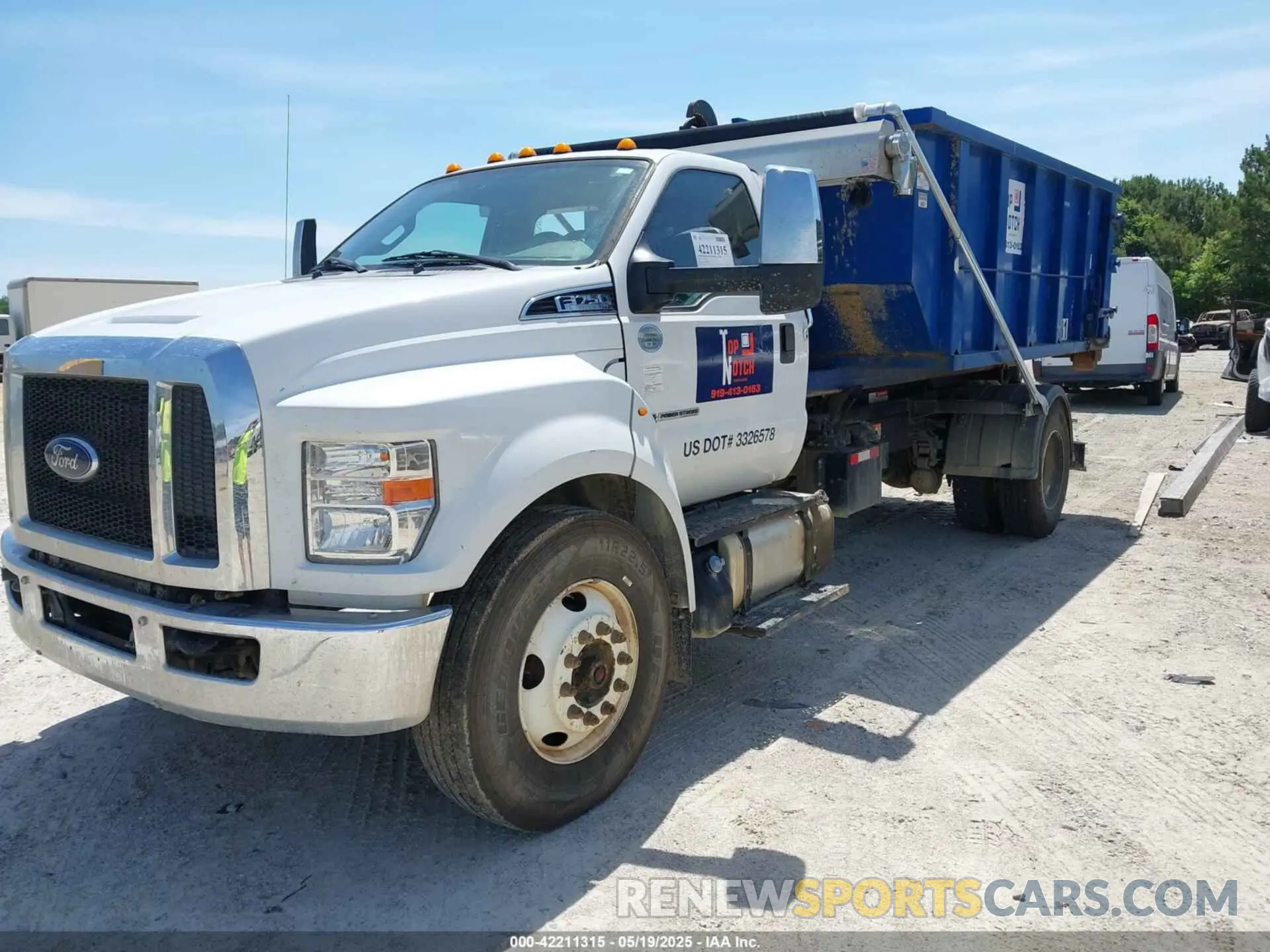 2 Photograph of a damaged car 1FDWF7DEHMDF00585 FORD F-750 DIESEL 2021