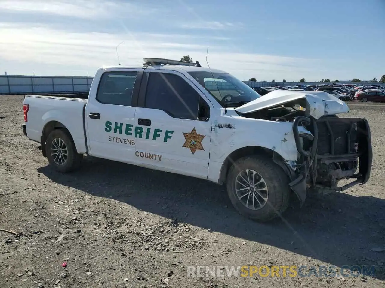4 Photograph of a damaged car 1FTEW1P44KKD50970 FORD F150 2019