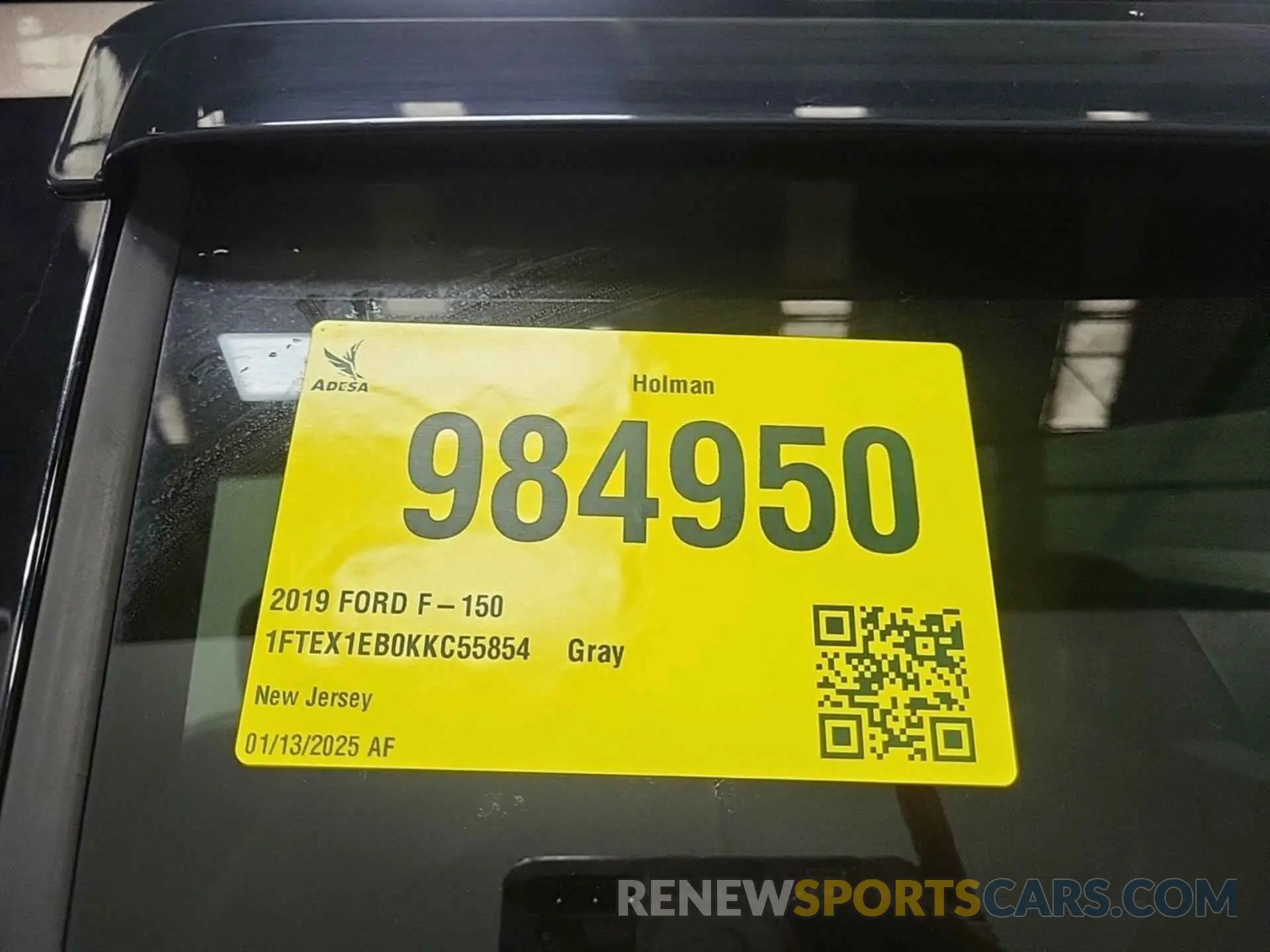 19 Photograph of a damaged car 1FTEX1EB0KKC55854 FORD F150 2019