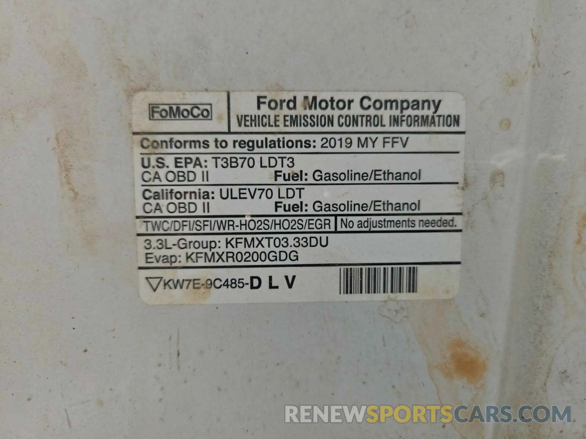 43 Photograph of a damaged car 1FTEX1EB1KKD33686 FORD F150 2019