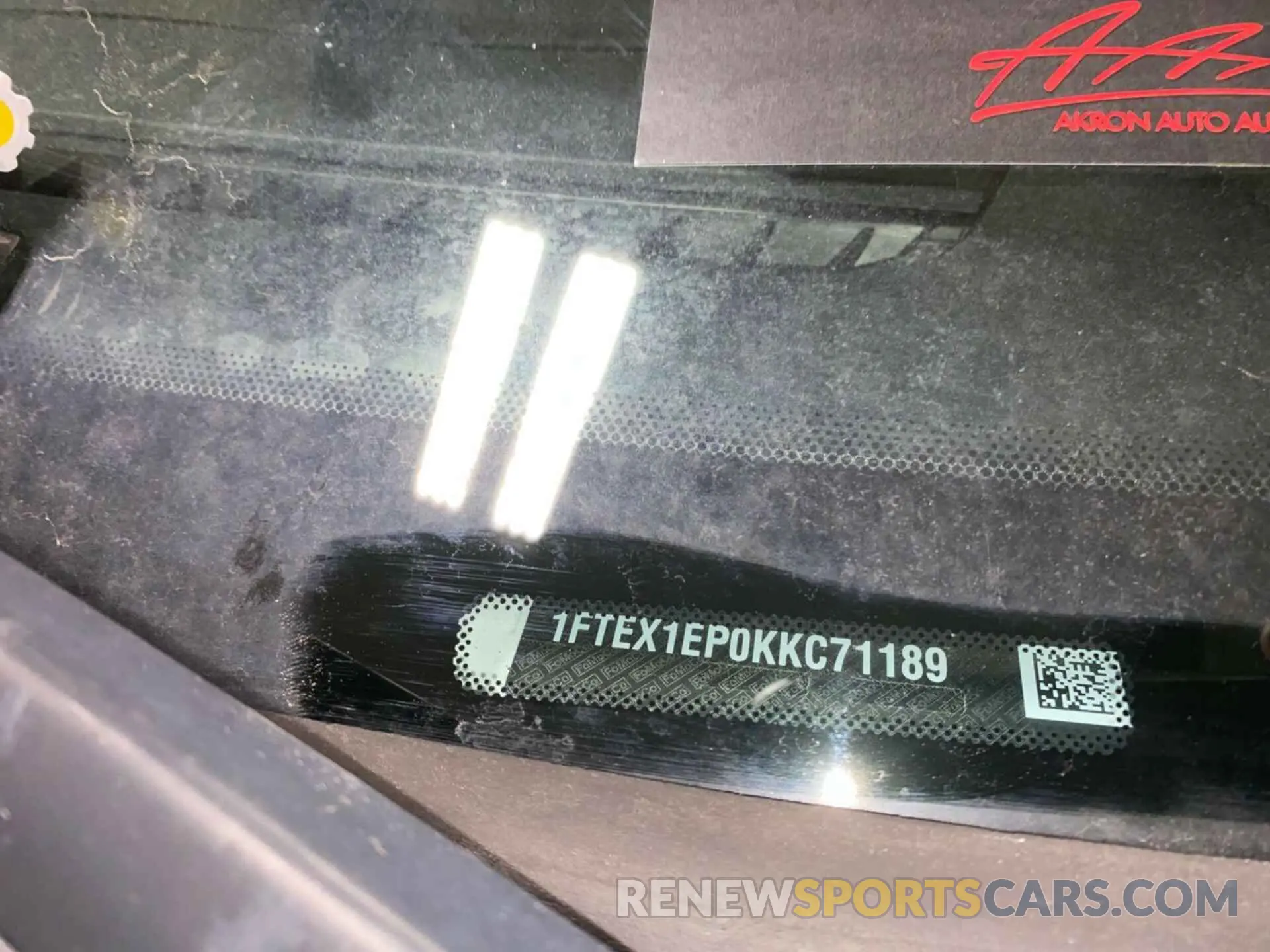 16 Photograph of a damaged car 1FTEX1EP0KKC71189 FORD F150 2019