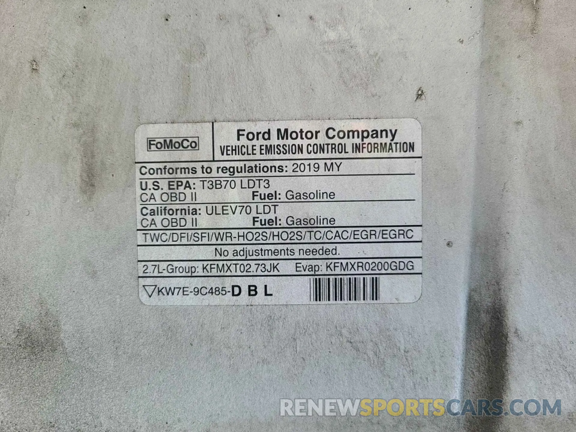 8 Photograph of a damaged car 1FTEX1EP1KKD58955 FORD F150 2019